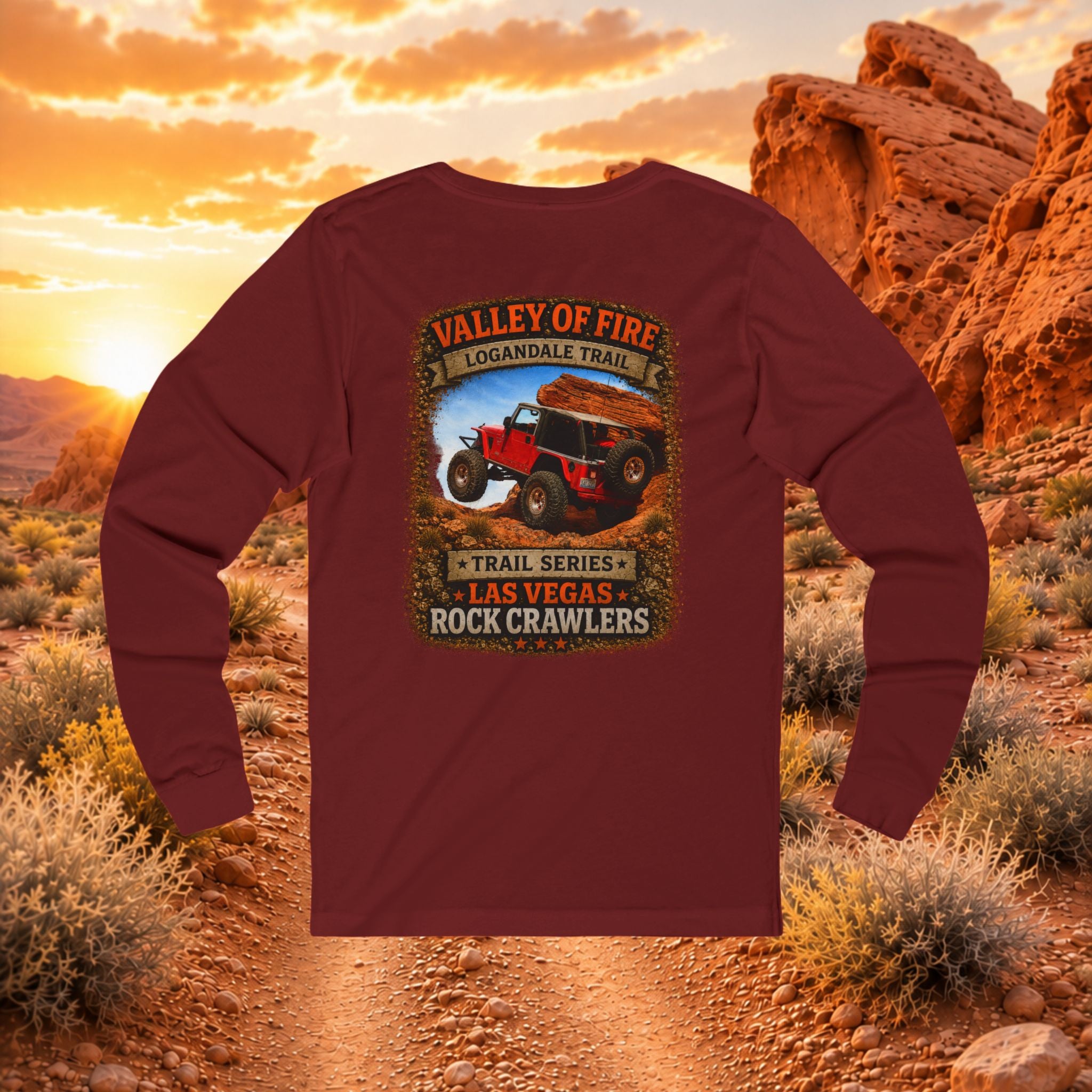 Valley of Fire / Logandale Trail Series Unisex Long Sleeve
