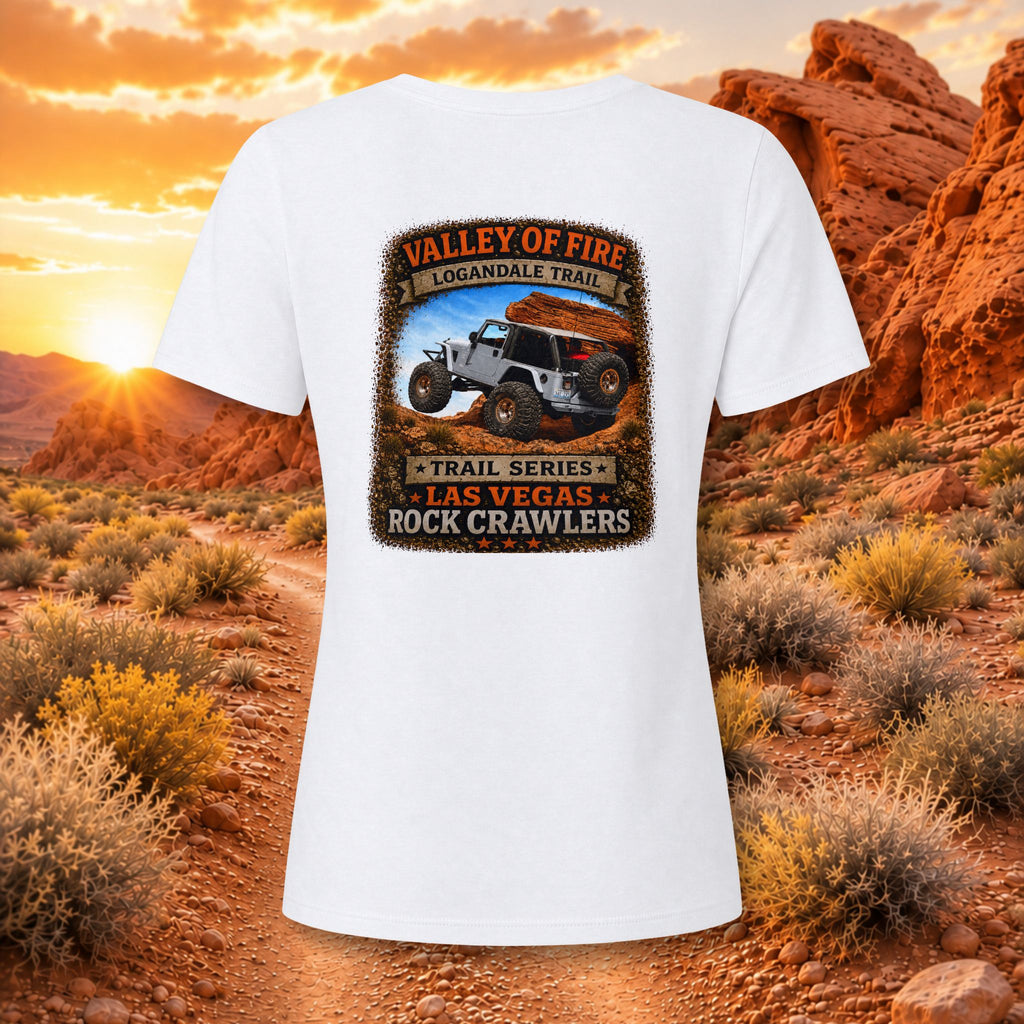Valley of Fire / Logandale Trail Series Women's V-Neck