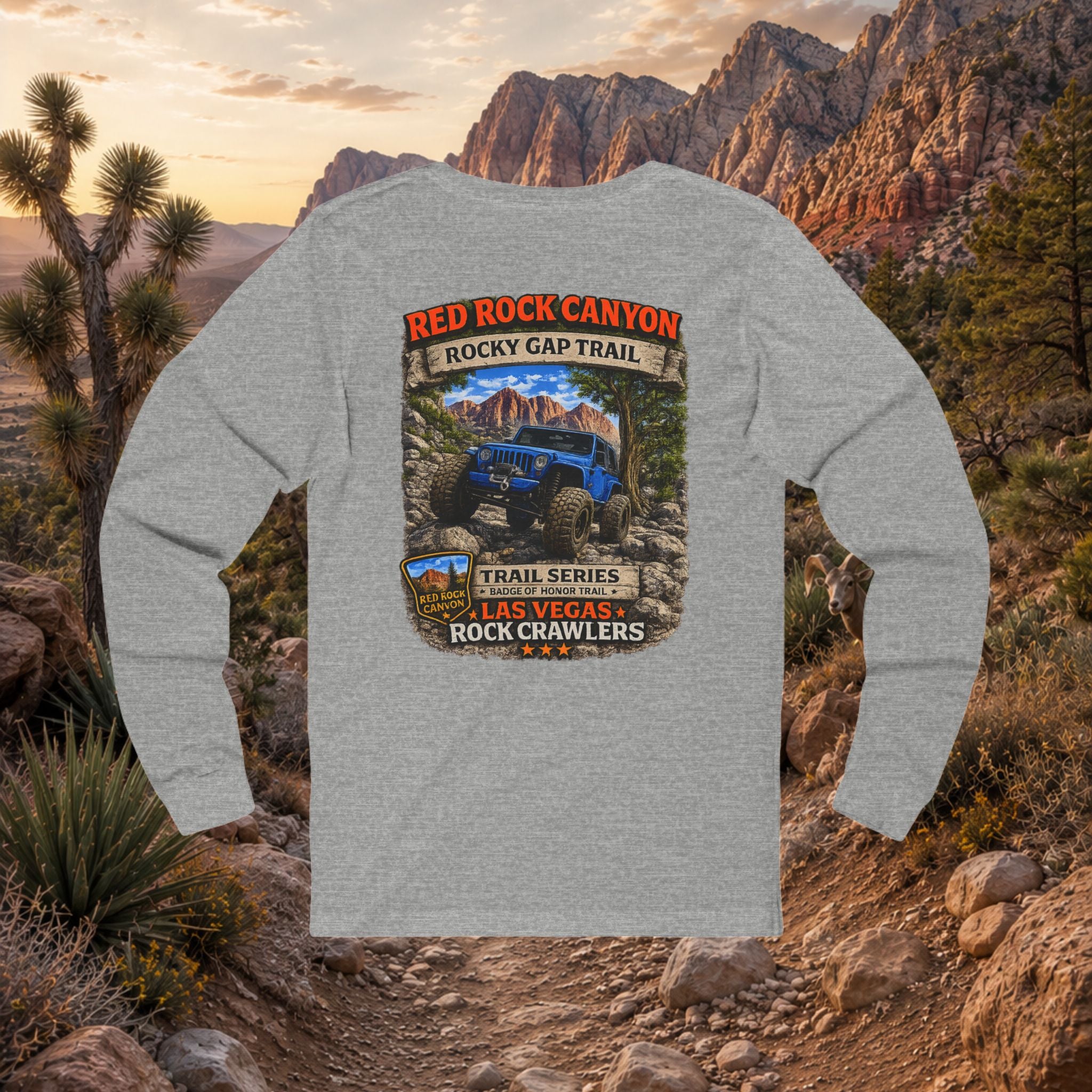 Red Rock Canyon / Rocky Gap Road Trail Series Unisex Long Sleeve
