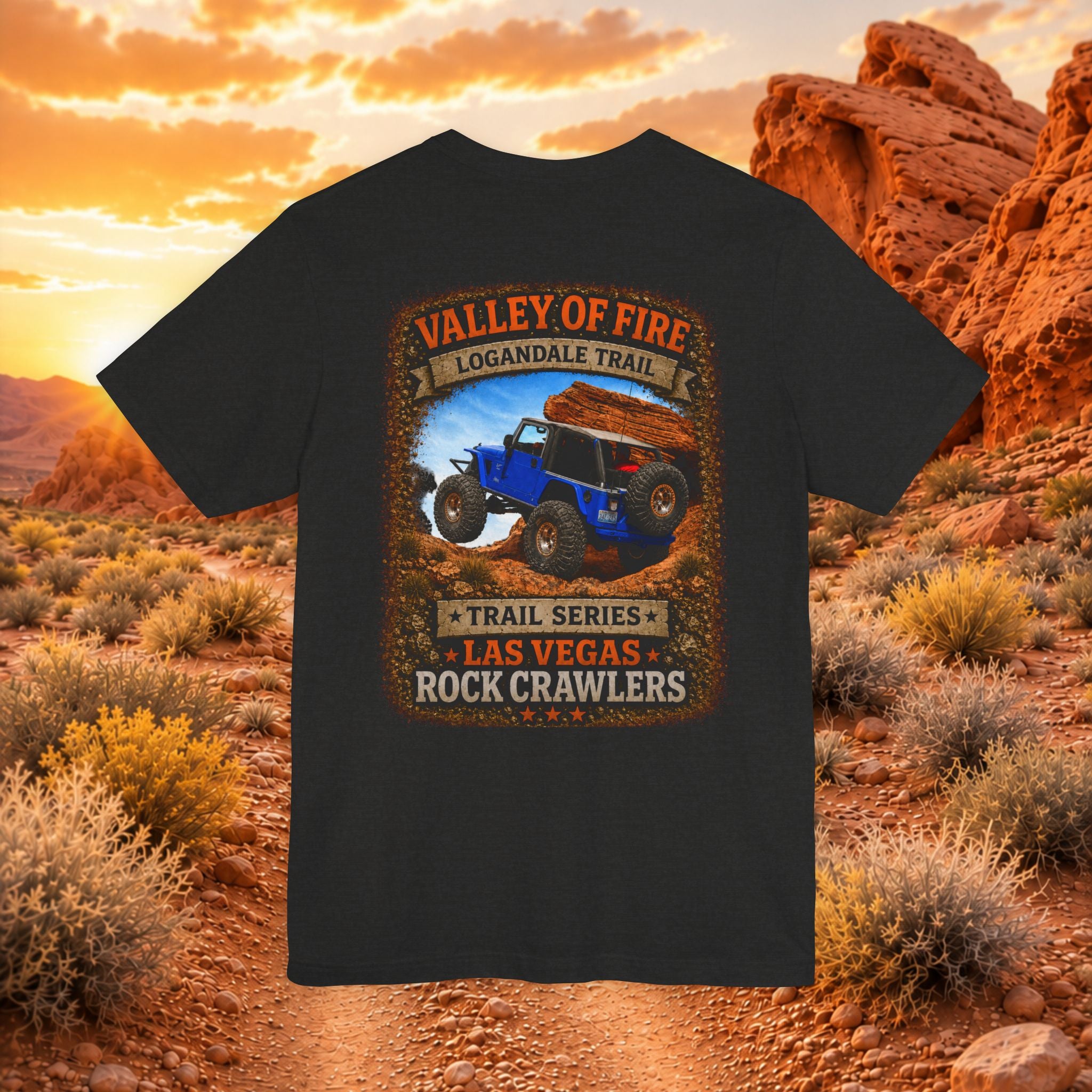 Valley of Fire / Logandale Trail Series Men's Tee