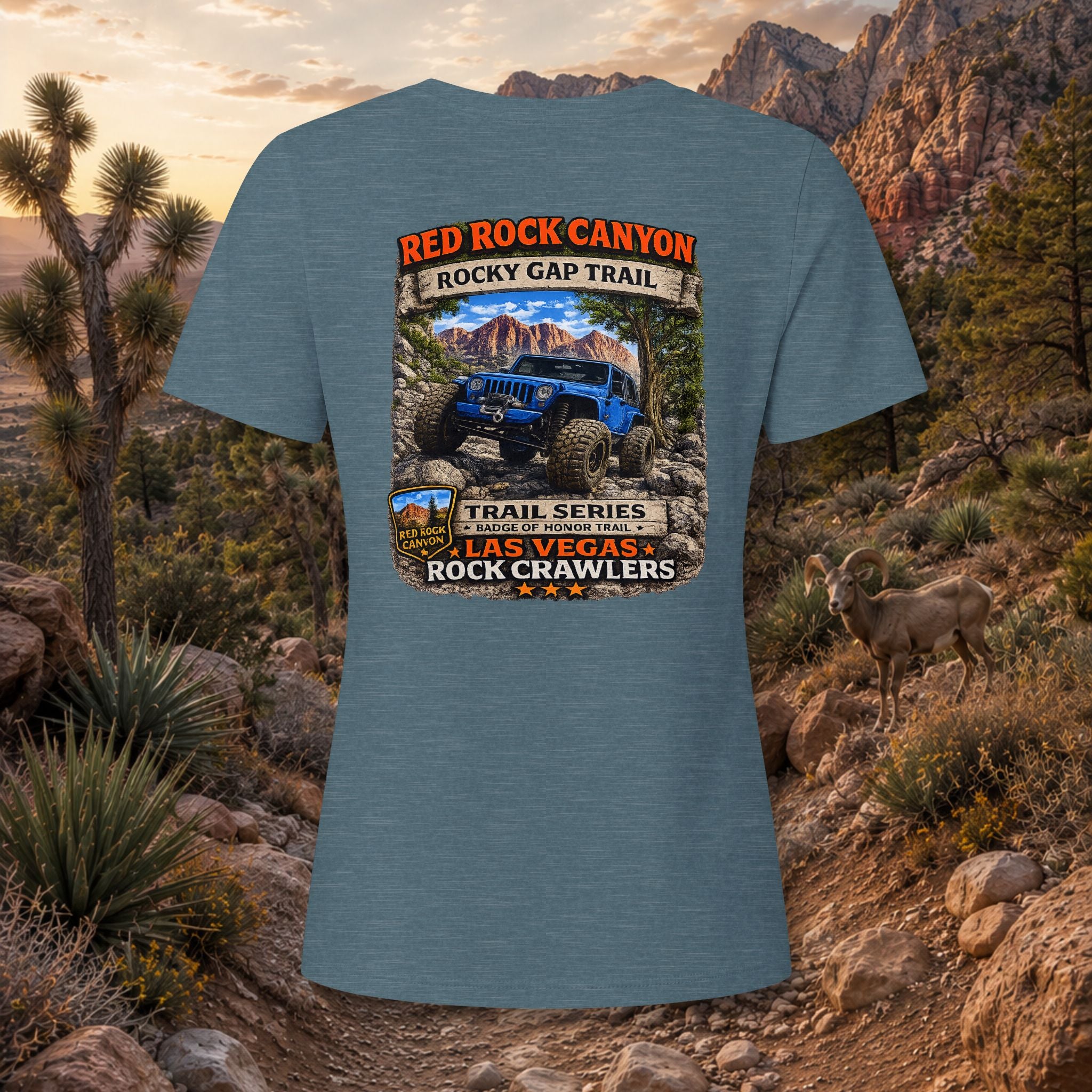 Red Rock Canyon / Rocky Gap Road Trail Series Women's V-Neck