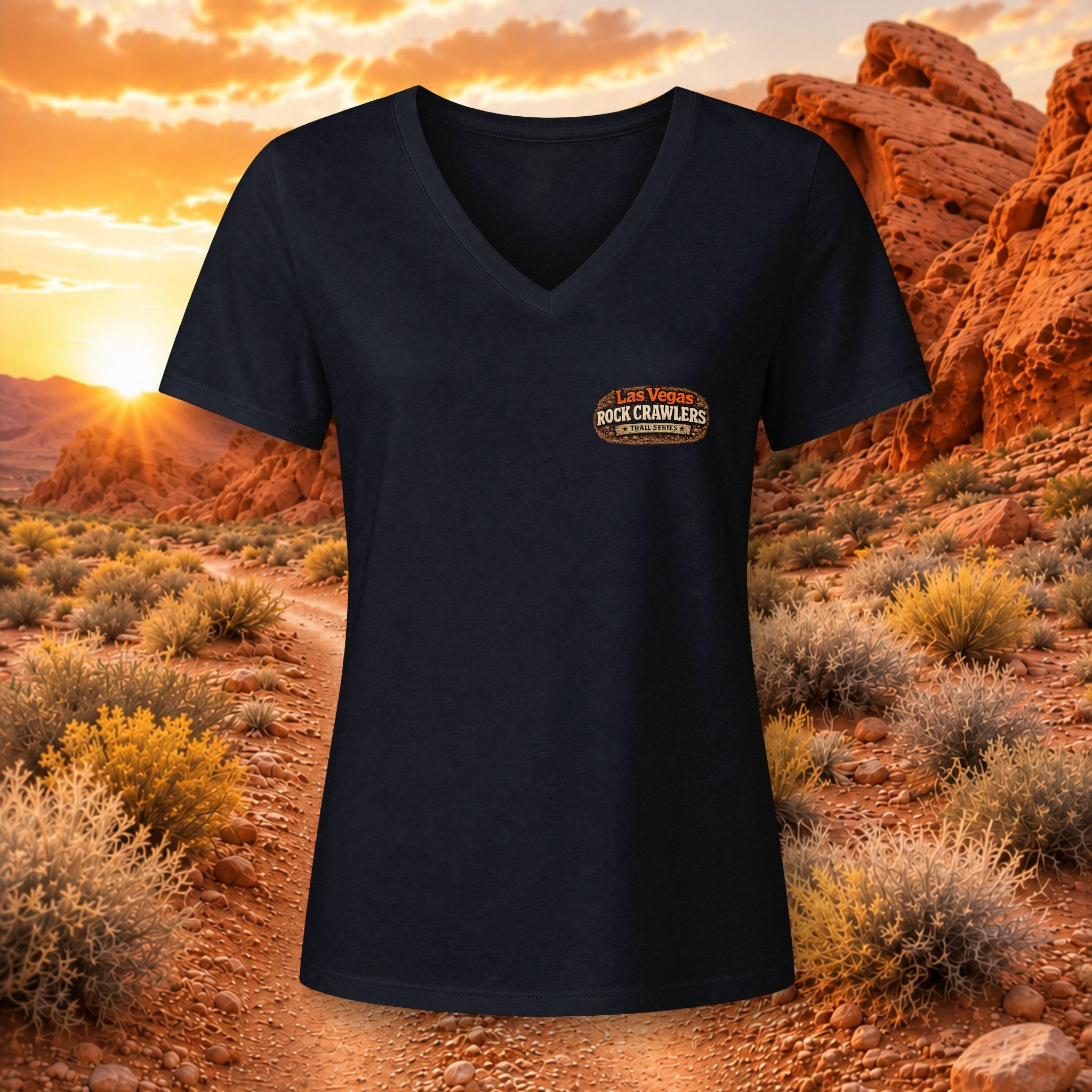 Valley of Fire / Logandale Trail Series Women's V-Neck