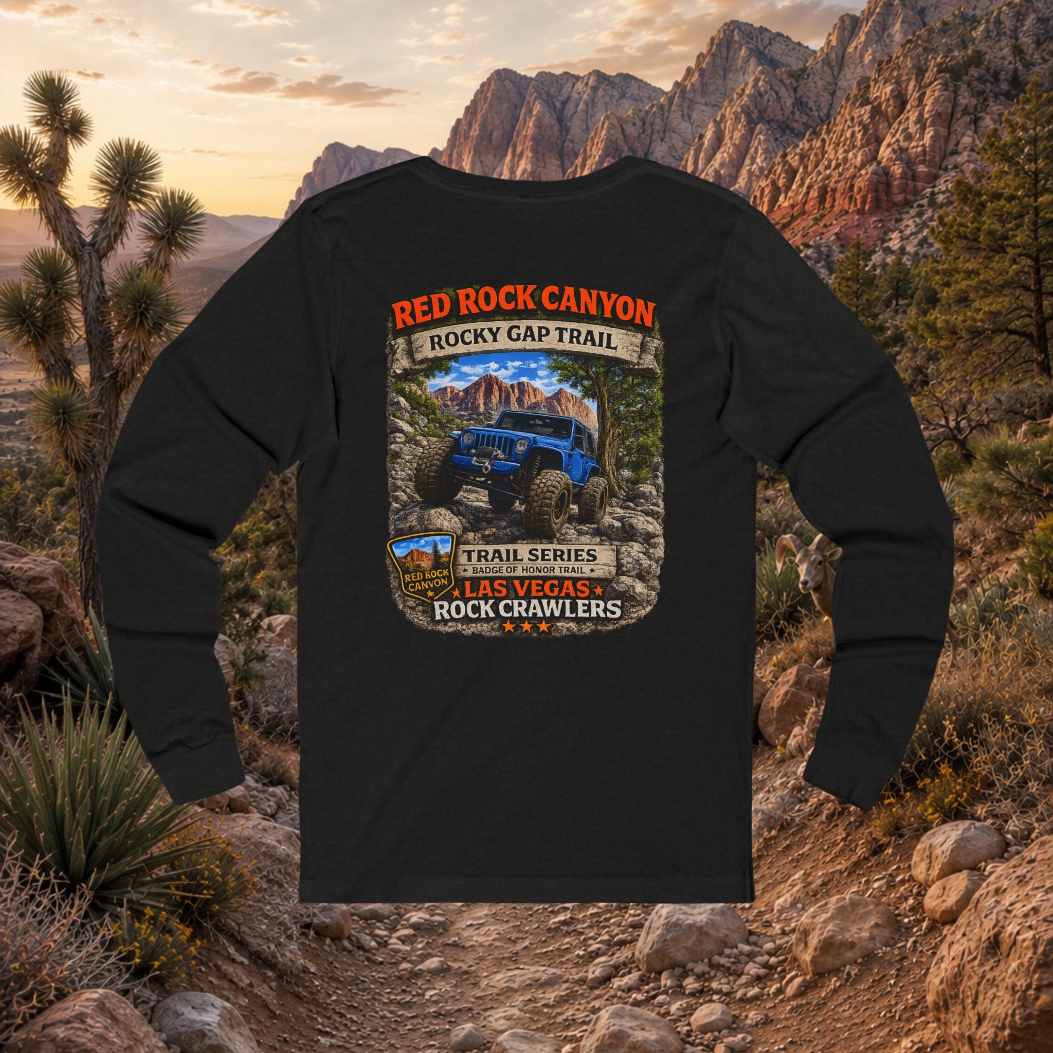 Red Rock Canyon / Rocky Gap Road Trail Series Unisex Long Sleeve