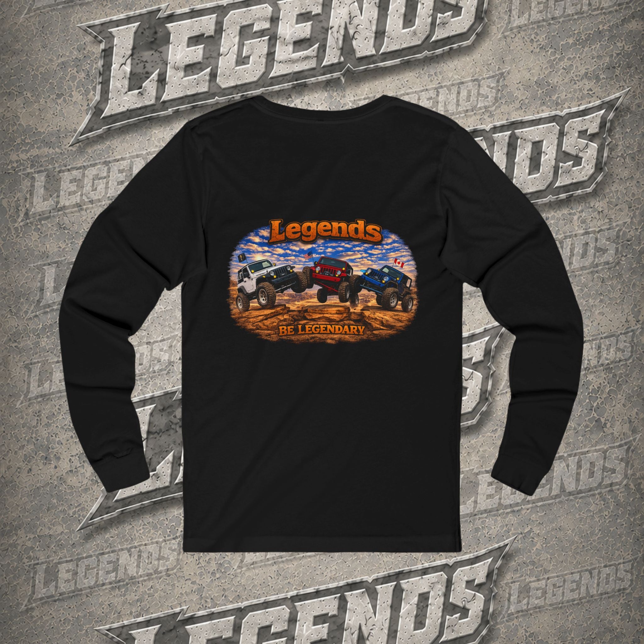 LEGEND STATUS™ Unisex Long Sleeve Tee | Earned, Not Given