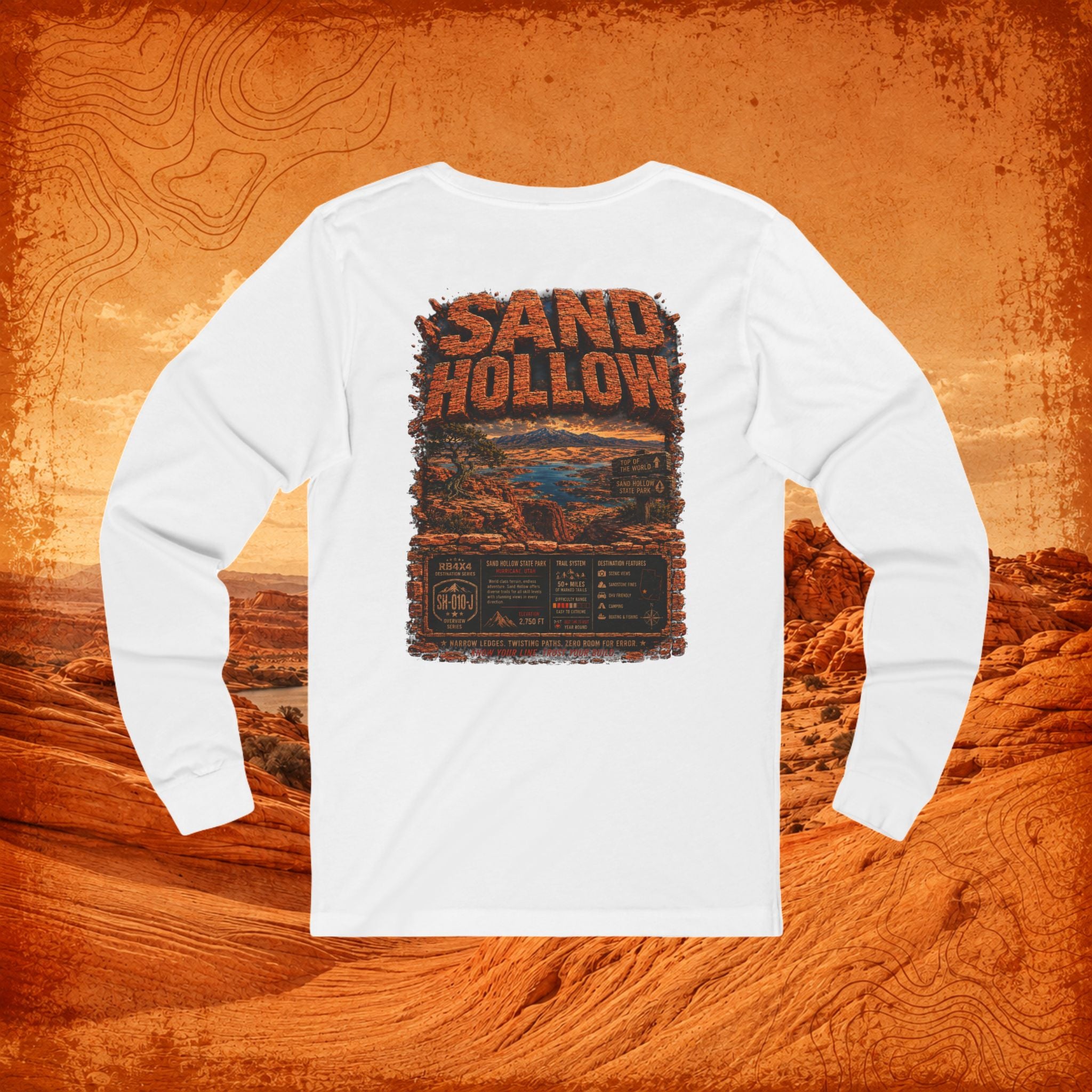 RB4x4 Sand Hollow Utah Unisex Long Sleeve