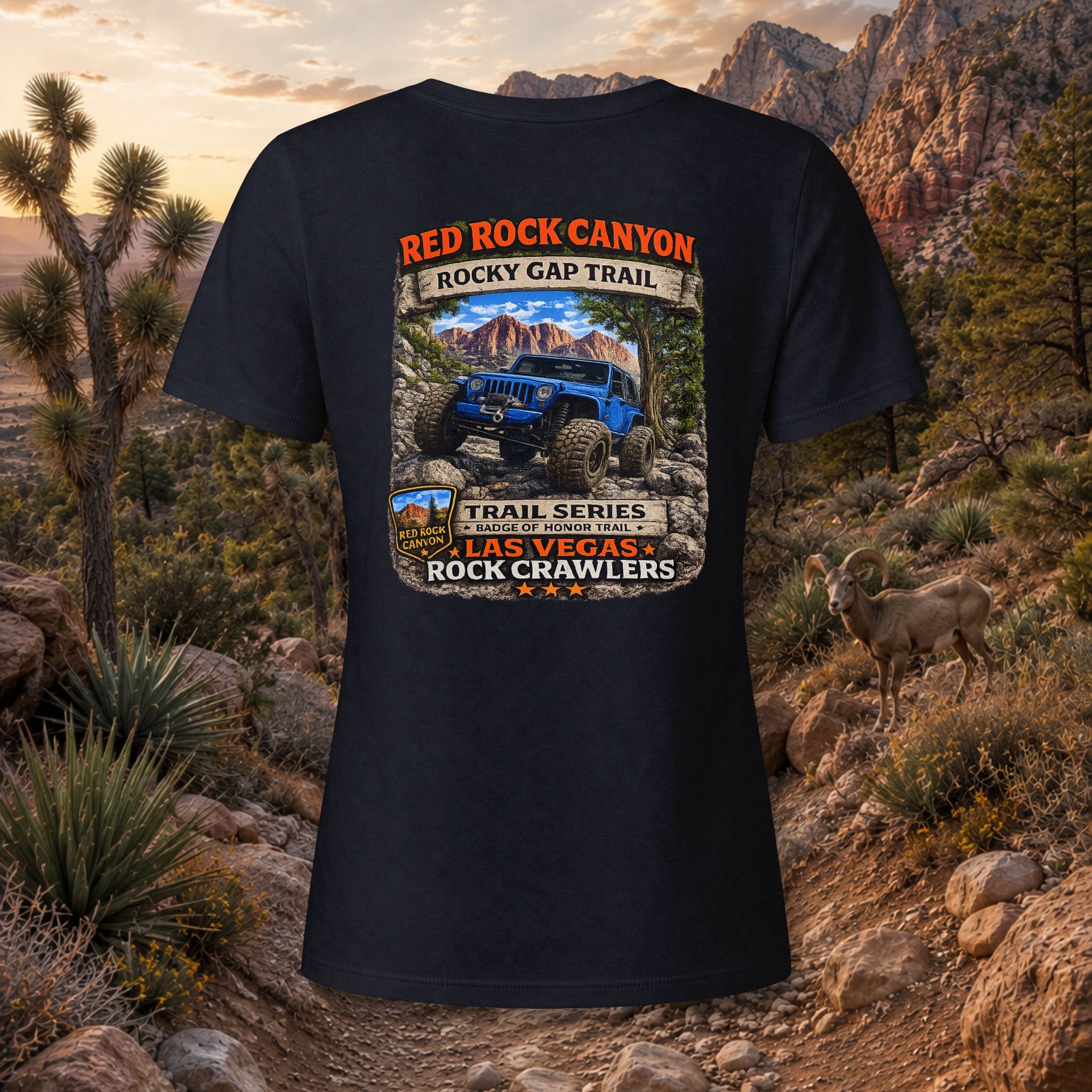 Red Rock Canyon / Rocky Gap Road Trail Series Women's V-Neck
