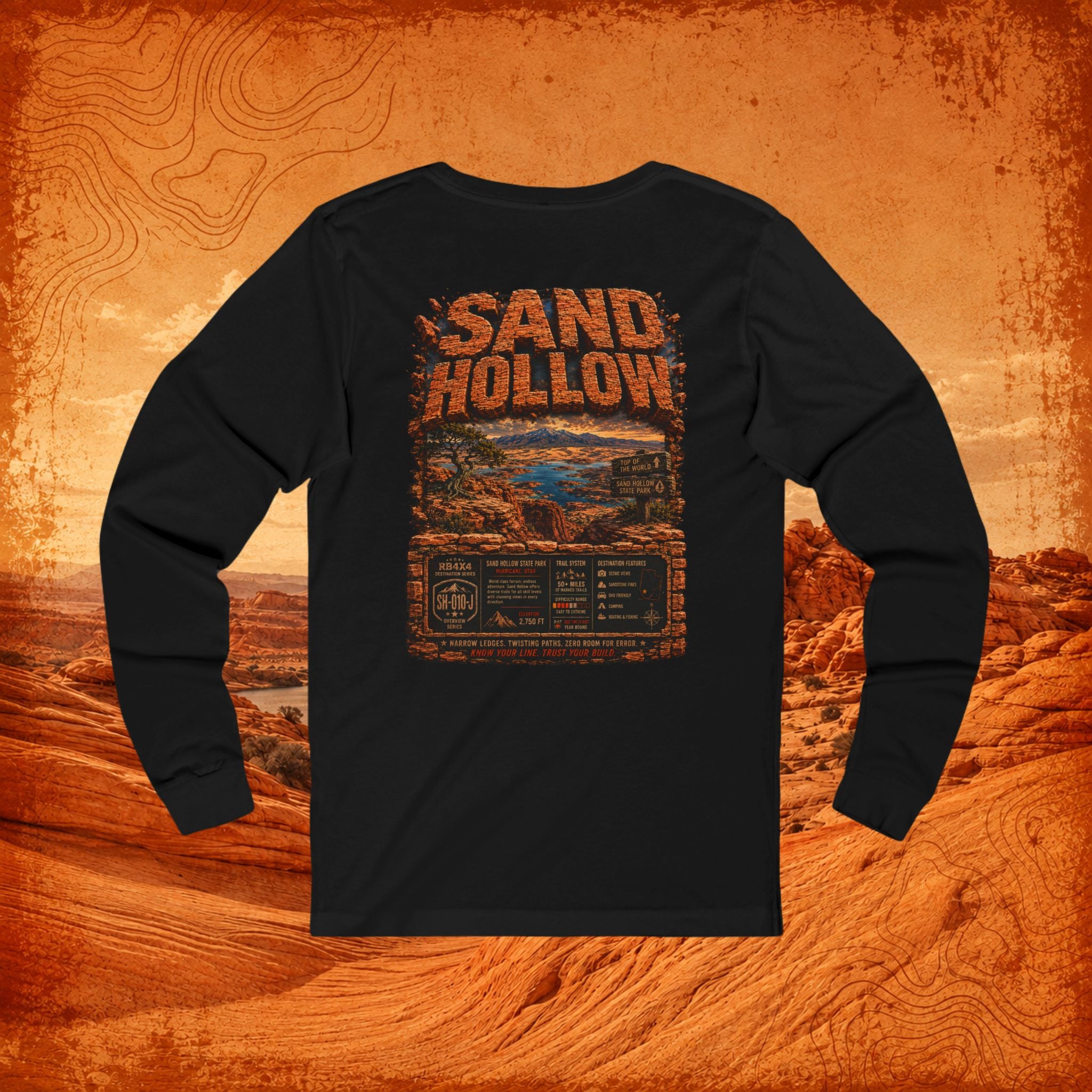 RB4x4 Sand Hollow Utah Unisex Long Sleeve