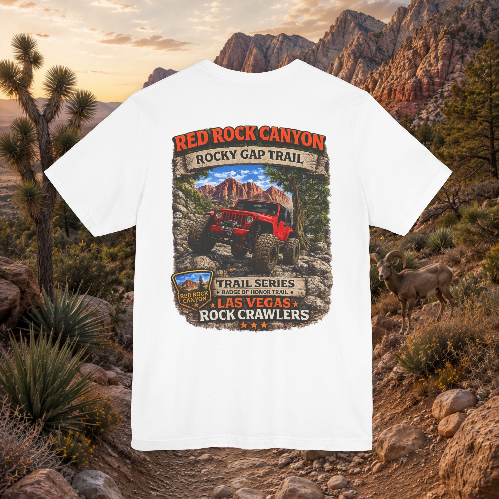 Red Rock Canyon / Rocky Gap Road Trail Series Men's Tee