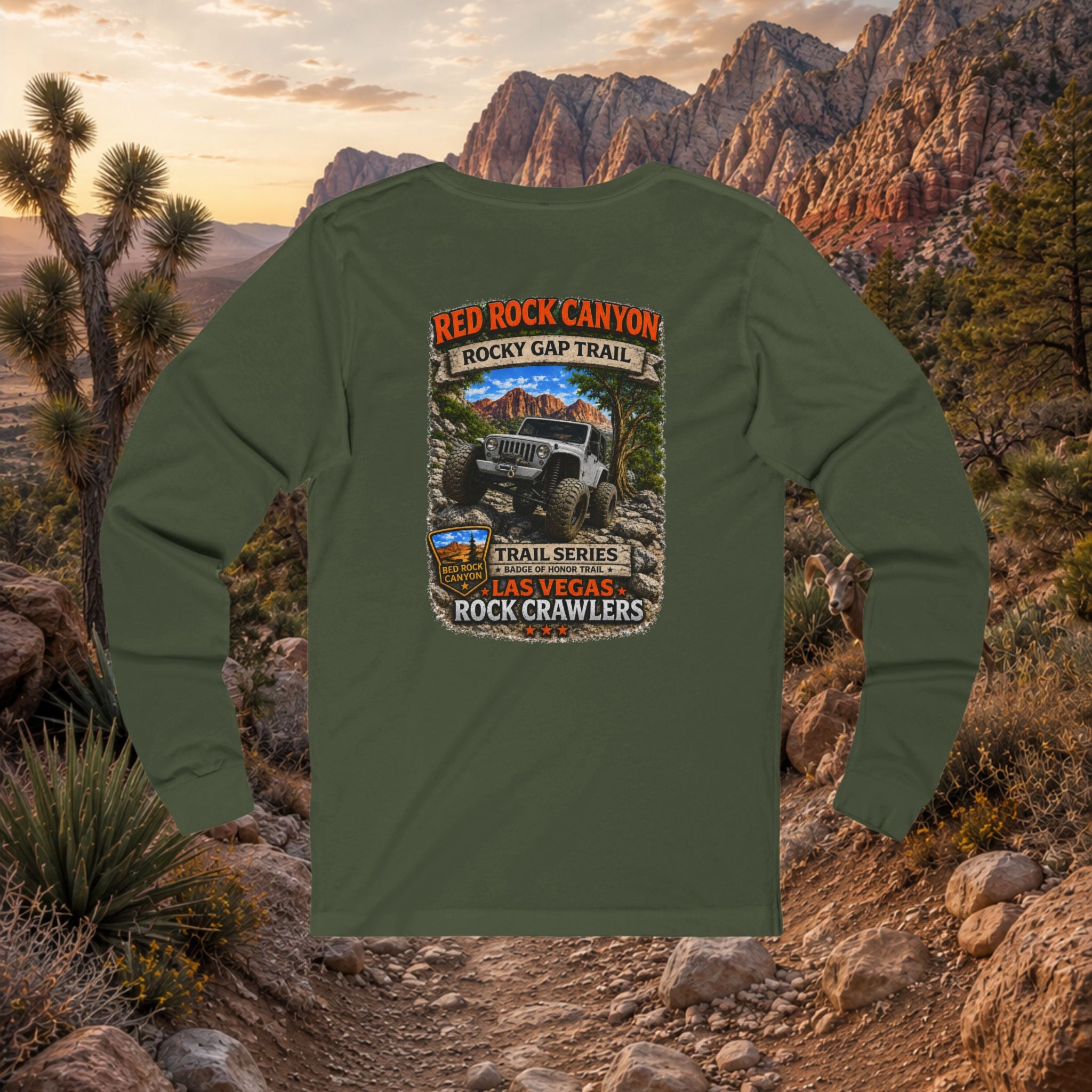 Red Rock Canyon / Rocky Gap Road Trail Series Unisex Long Sleeve