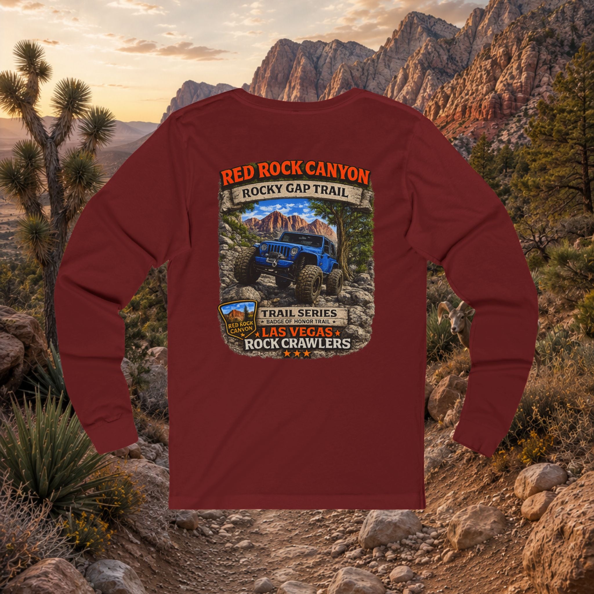 Red Rock Canyon / Rocky Gap Road Trail Series Unisex Long Sleeve