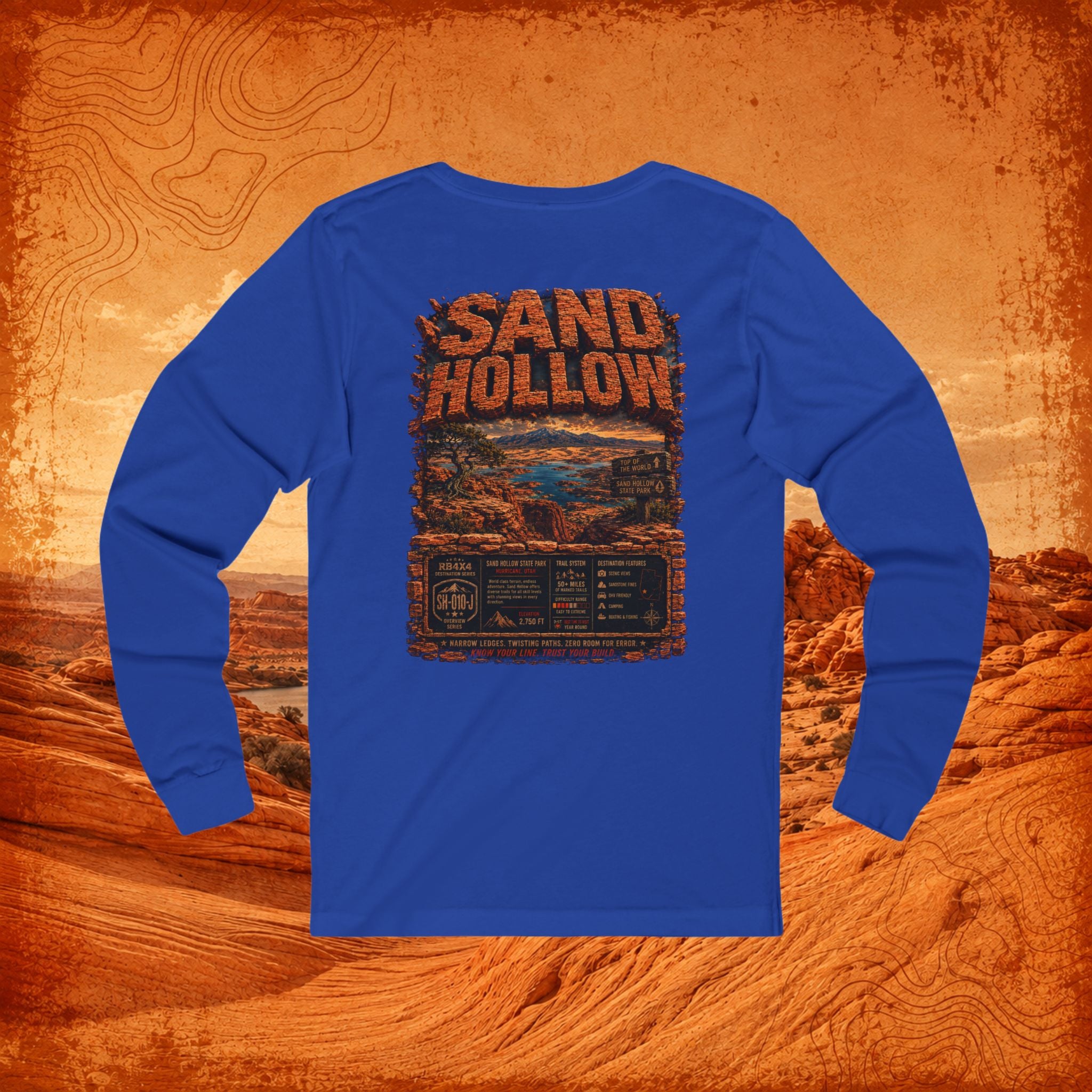 RB4x4 Sand Hollow Utah Unisex Long Sleeve