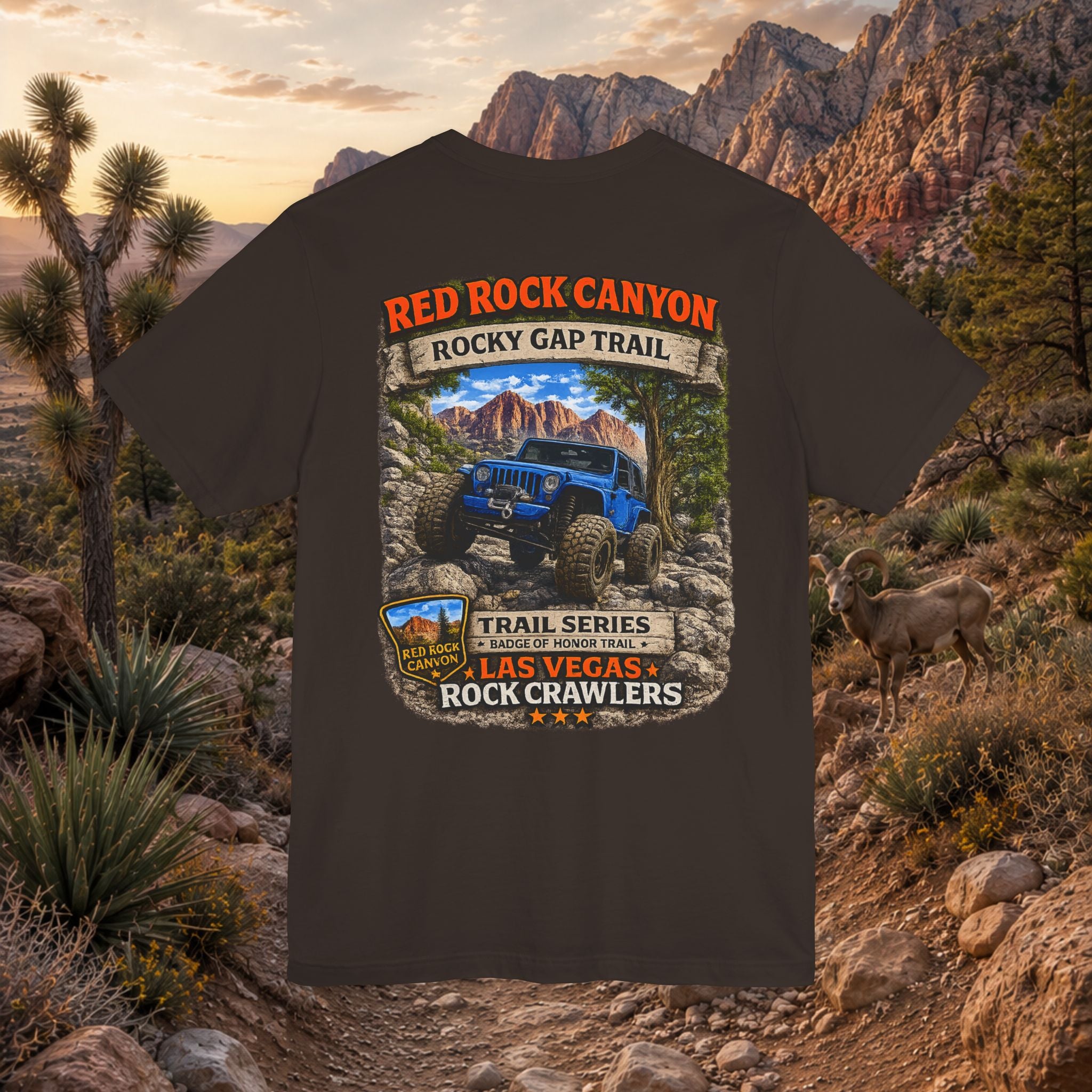 Red Rock Canyon / Rocky Gap Road Trail Series Men's Tee