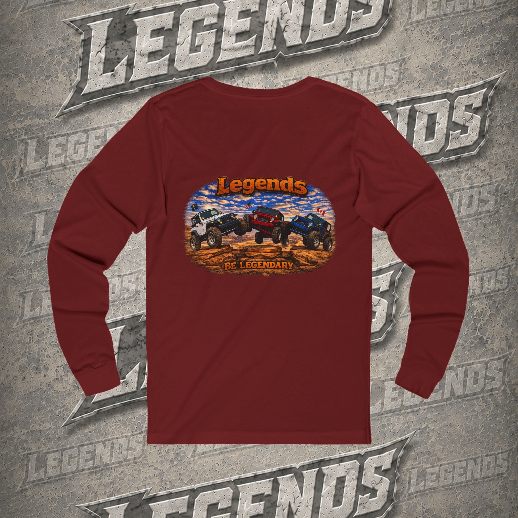 LEGEND STATUS™ Unisex Long Sleeve Tee | Earned, Not Given