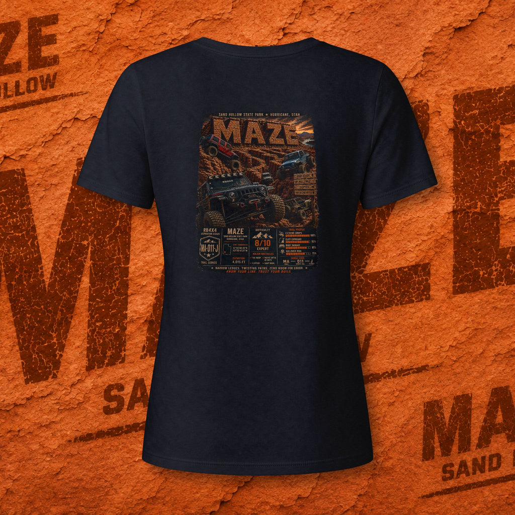 RB4x4 MAZE – Sand Hollow, Utah | Women’s V-Neck