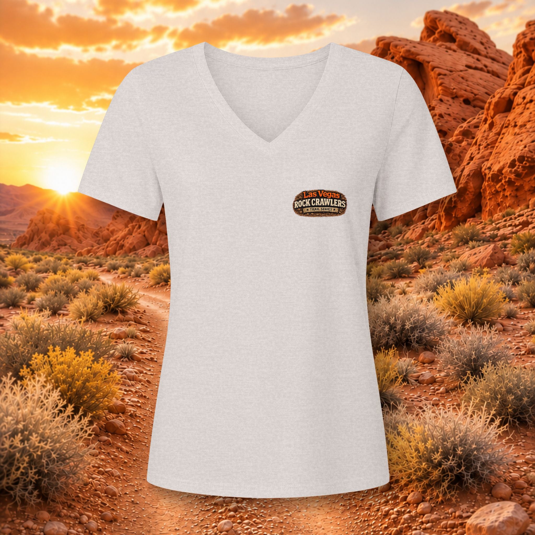 Valley of Fire / Logandale Trail Series Women's V-Neck