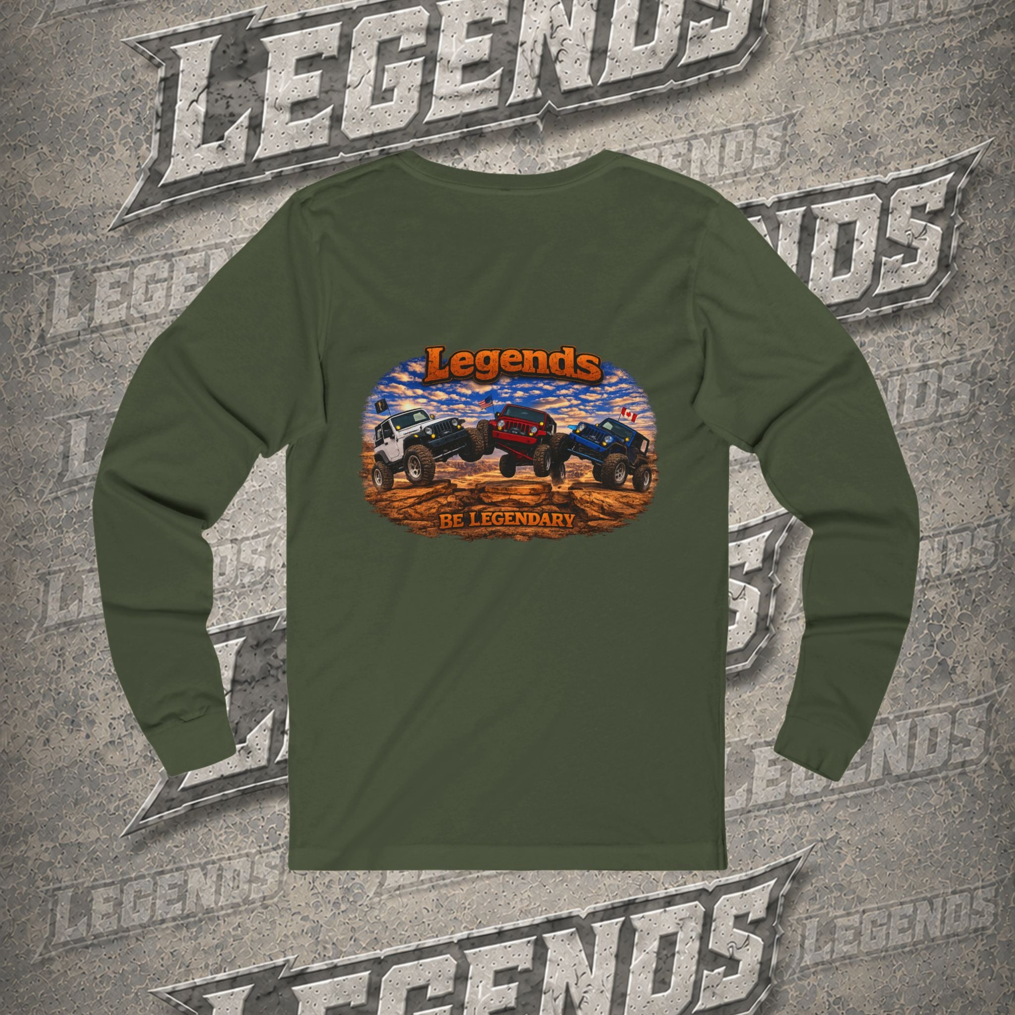 LEGEND STATUS™ Unisex Long Sleeve Tee | Earned, Not Given