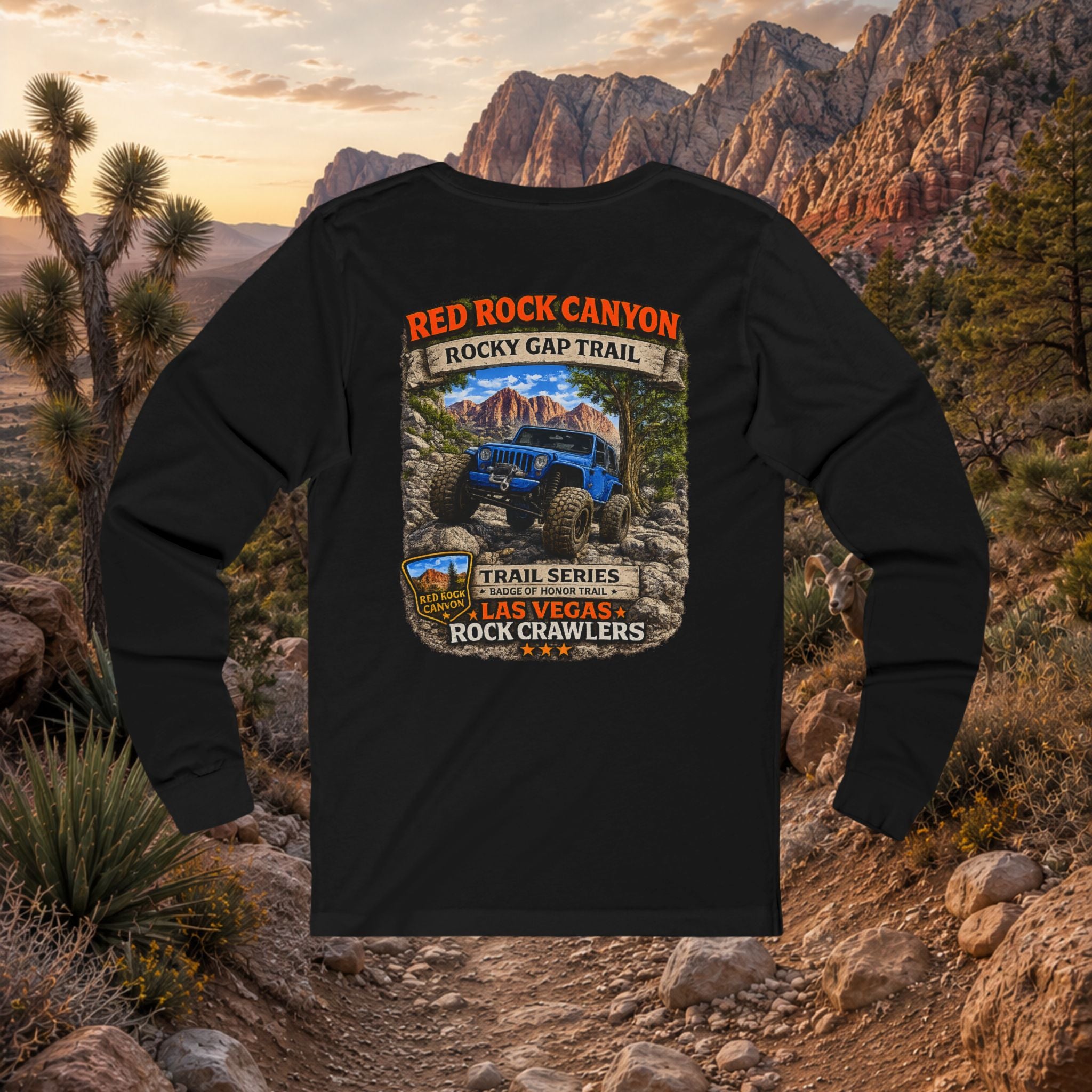 Red Rock Canyon / Rocky Gap Road Trail Series Unisex Long Sleeve