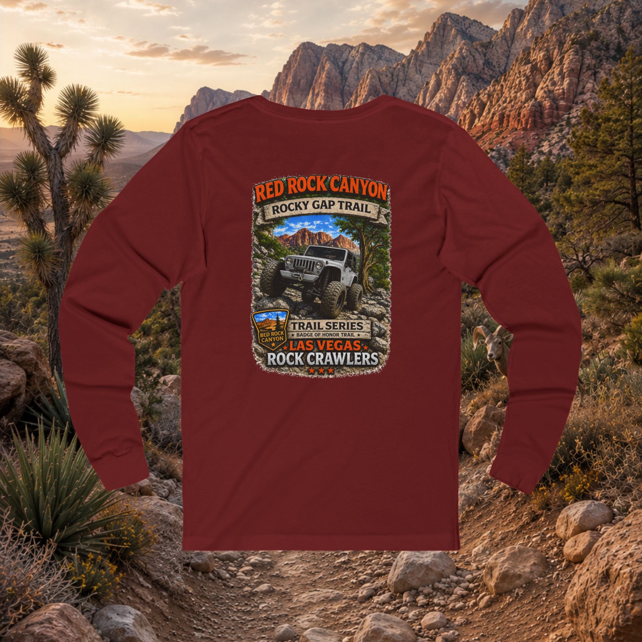 Red Rock Canyon / Rocky Gap Road Trail Series Unisex Long Sleeve