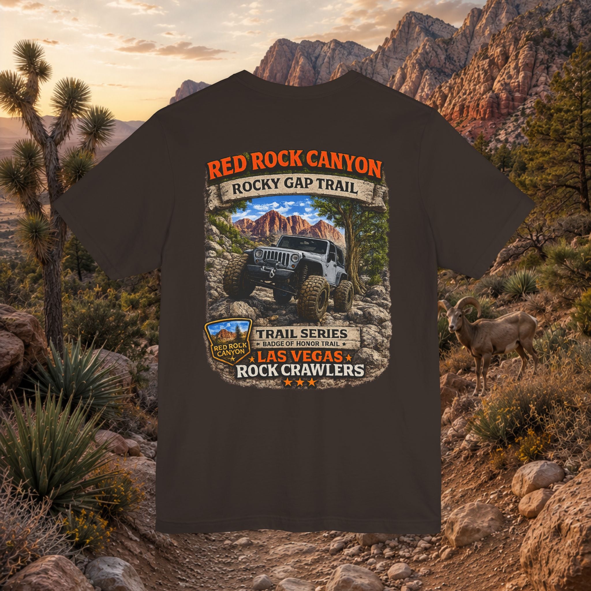 Red Rock Canyon / Rocky Gap Road Trail Series Men's Tee