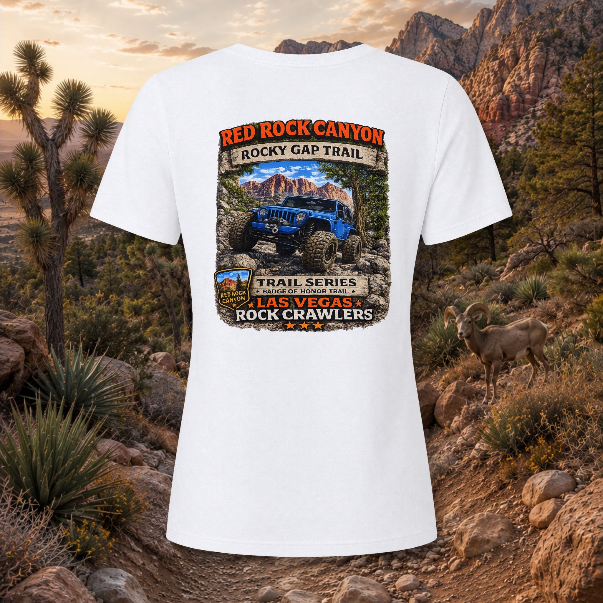 Red Rock Canyon / Rocky Gap Road Trail Series Women's V-Neck
