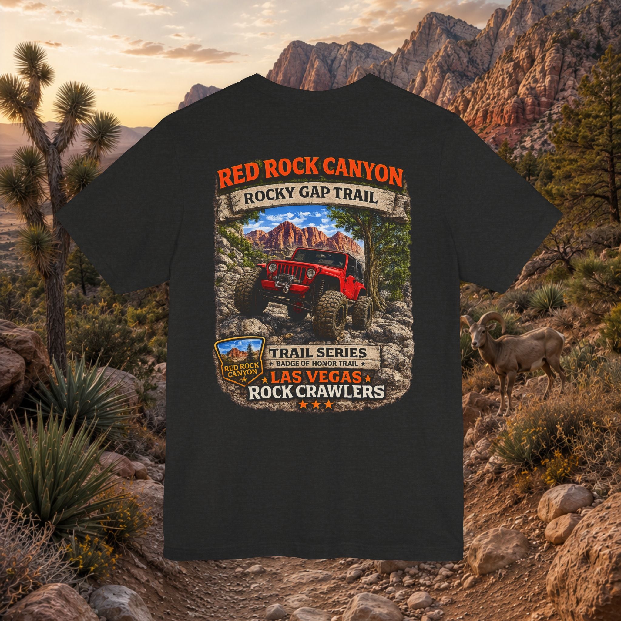 Red Rock Canyon / Rocky Gap Road Trail Series Men's Tee
