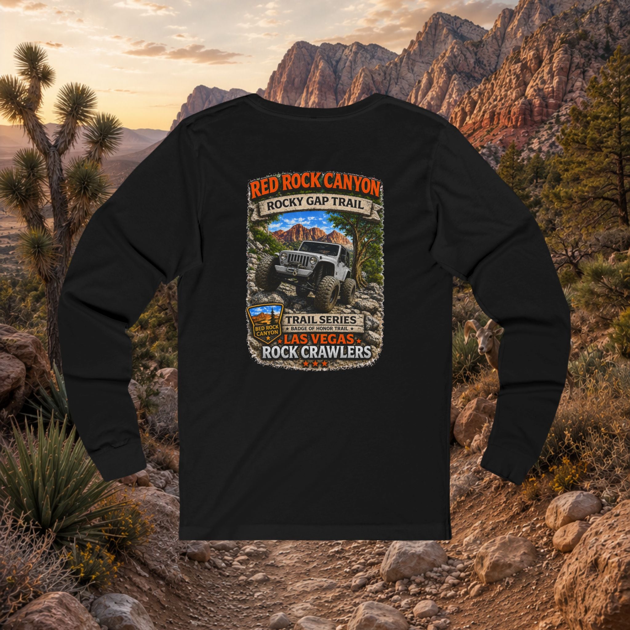 Red Rock Canyon / Rocky Gap Road Trail Series Unisex Long Sleeve