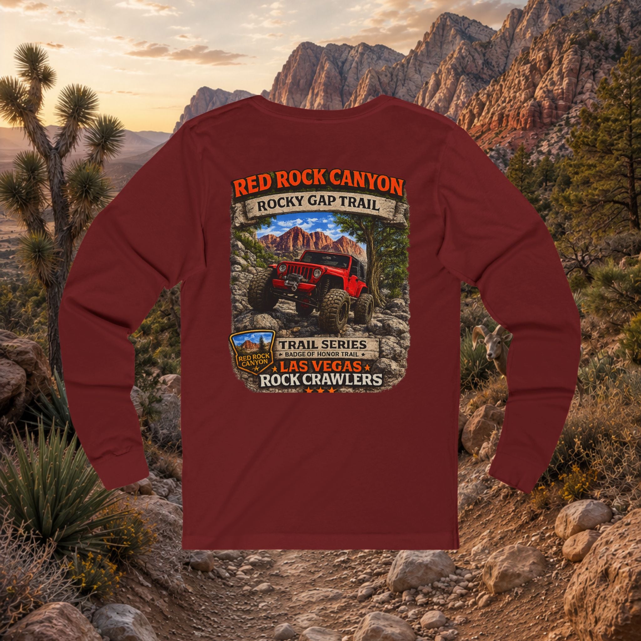 Red Rock Canyon / Rocky Gap Road Trail Series Unisex Long Sleeve