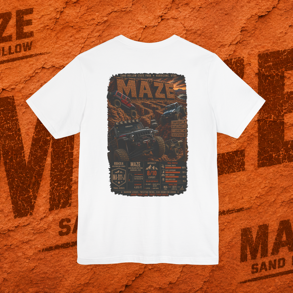 RB4x4 MAZE – Sand Hollow, Utah | Men’s T-Shirt