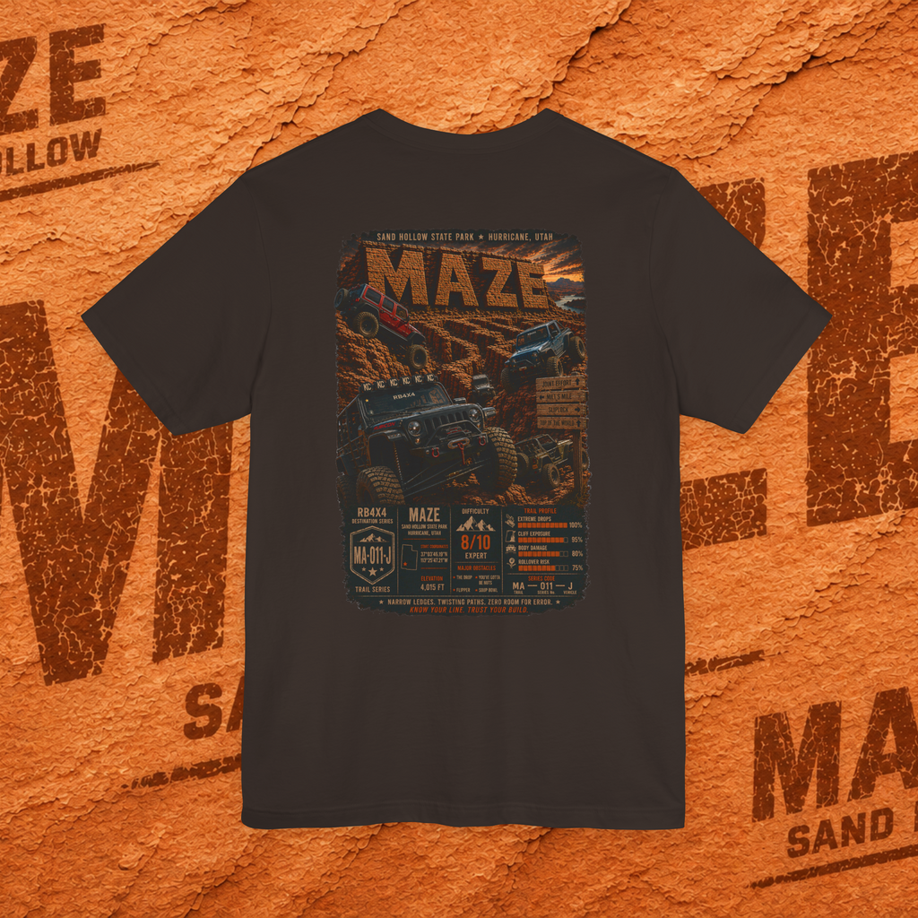 RB4x4 MAZE – Sand Hollow, Utah | Men’s T-Shirt