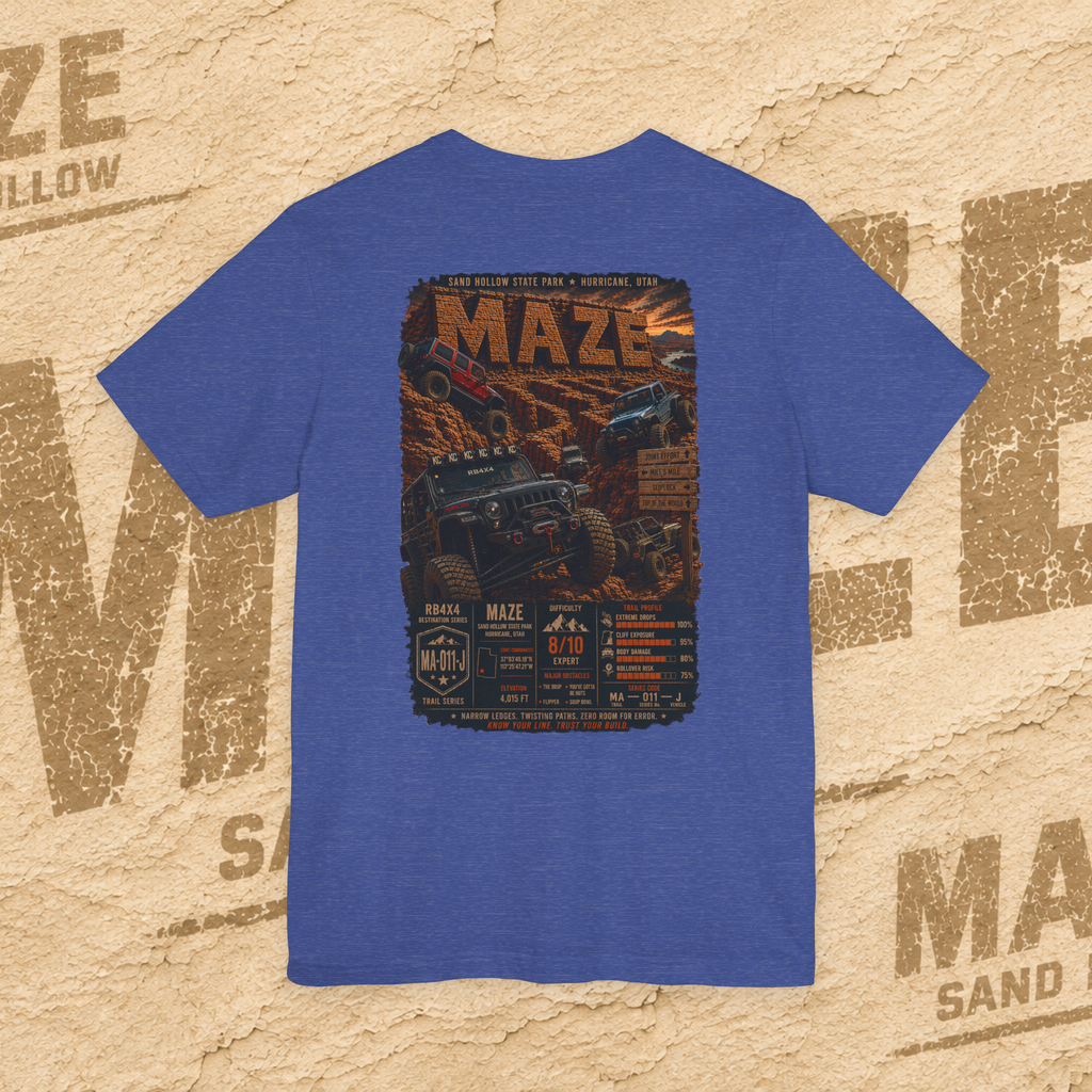 RB4x4 MAZE – Sand Hollow, Utah | Men’s T-Shirt