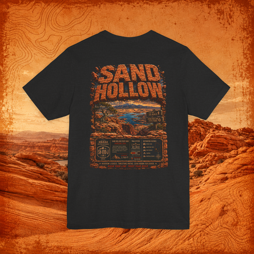 RB4x4 Sand Hollow Utah Men's Premium Tee