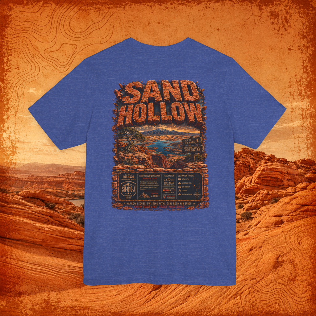 RB4x4 Sand Hollow Utah Men's Premium Tee