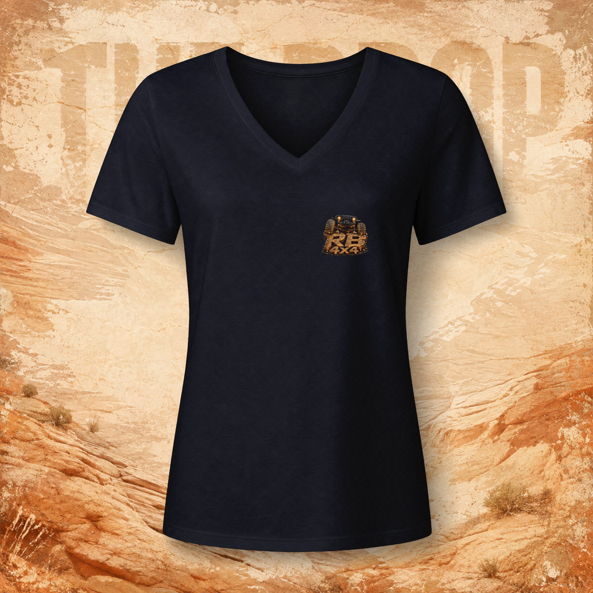 RB4x4 The Drop – The Maze | Sand Hollow Utah Women’s V-Neck