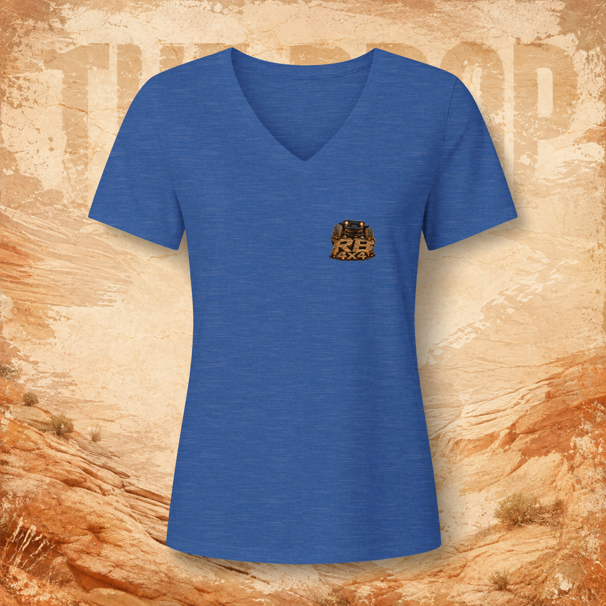 RB4x4 The Drop – The Maze | Sand Hollow Utah Women’s V-Neck