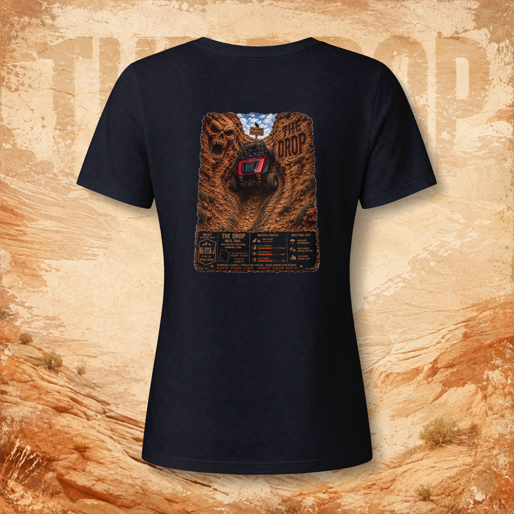 RB4x4 The Drop – The Maze | Sand Hollow Utah Women’s V-Neck