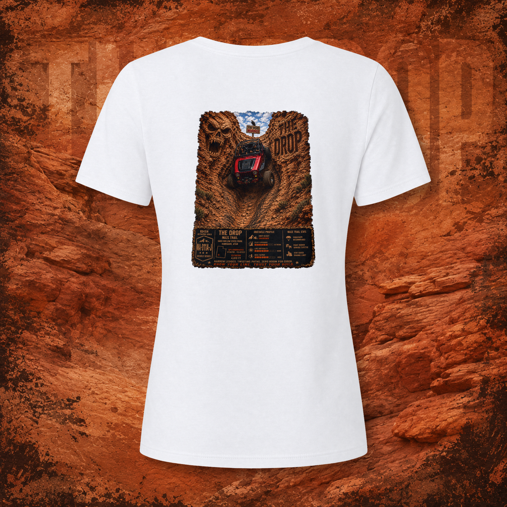 RB4x4 The Drop – The Maze | Sand Hollow Utah Women’s V-Neck