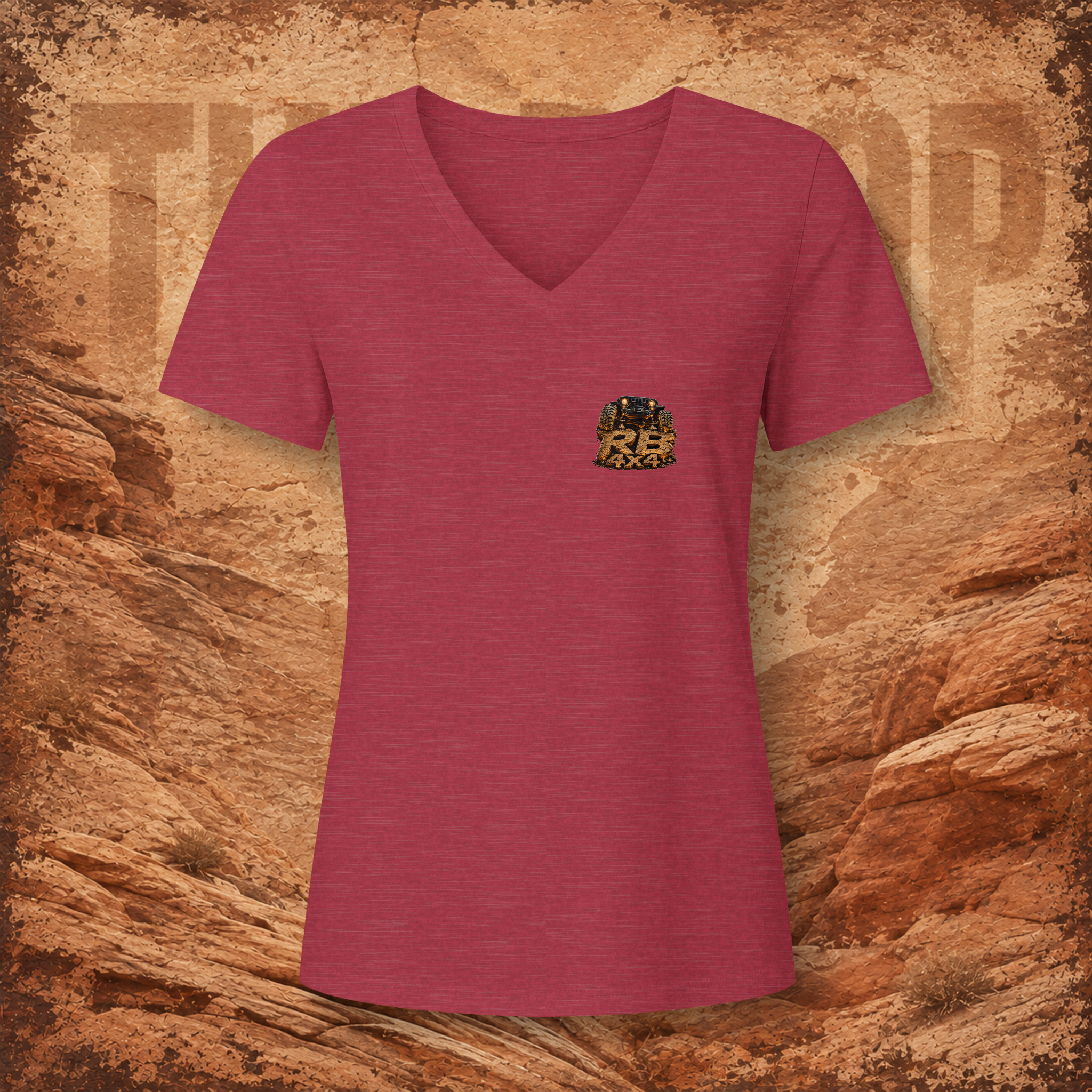 RB4x4 The Drop – The Maze | Sand Hollow Utah Women’s V-Neck