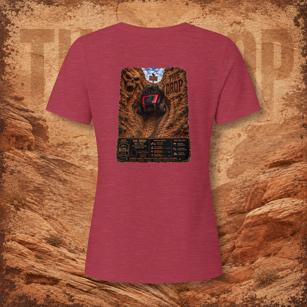 RB4x4 The Drop – The Maze | Sand Hollow Utah Women’s V-Neck