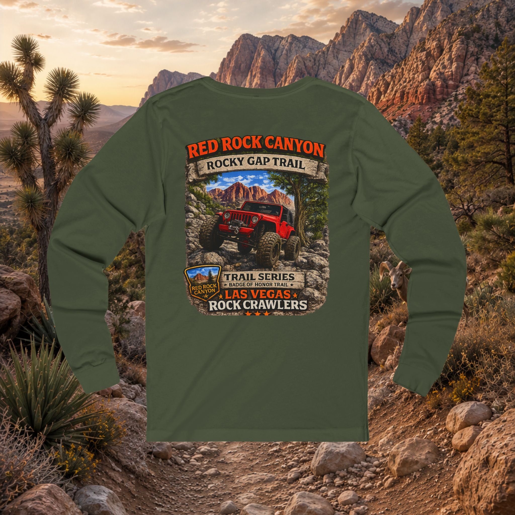 Red Rock Canyon / Rocky Gap Road Trail Series Unisex Long Sleeve