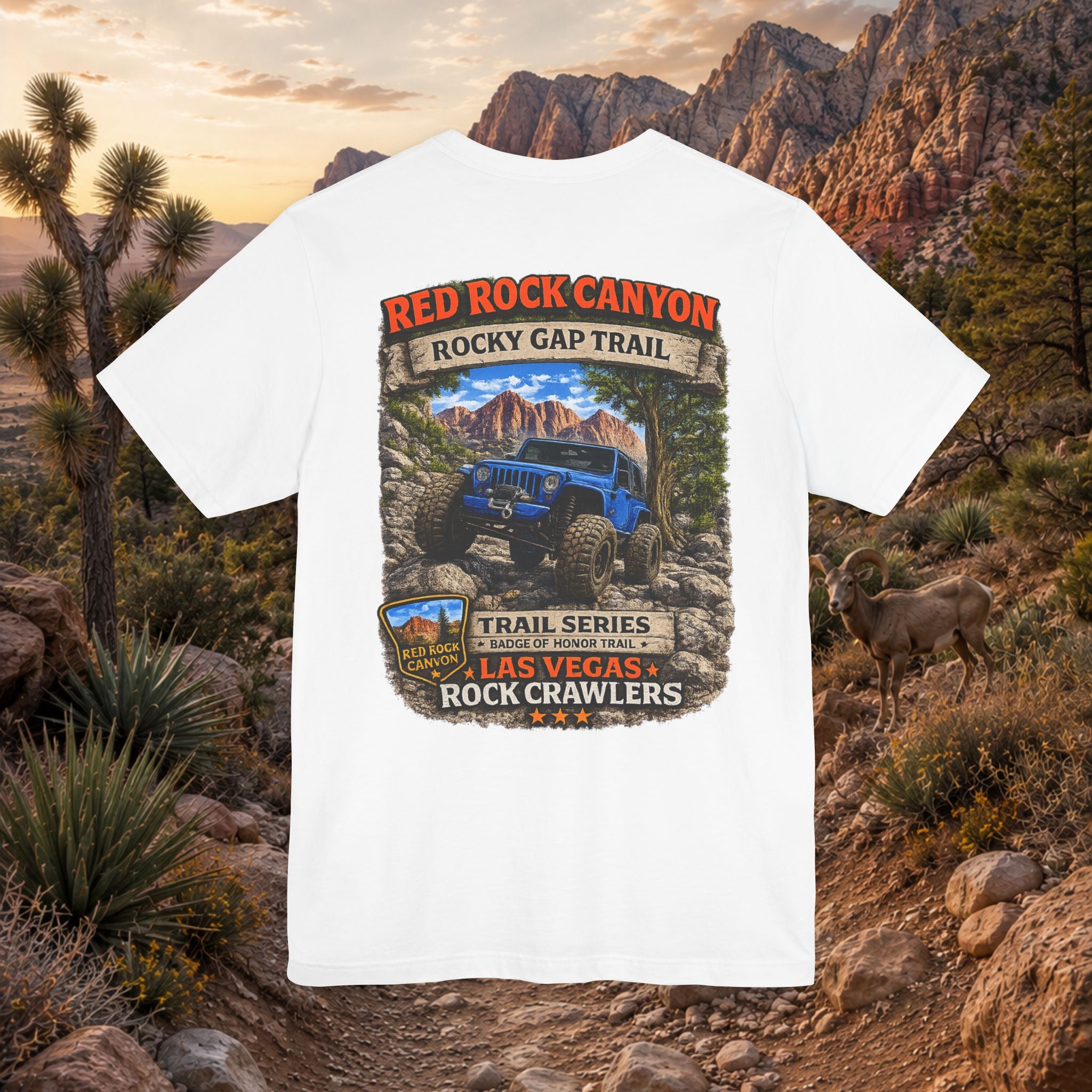 Red Rock Canyon / Rocky Gap Road Trail Series Men's Tee