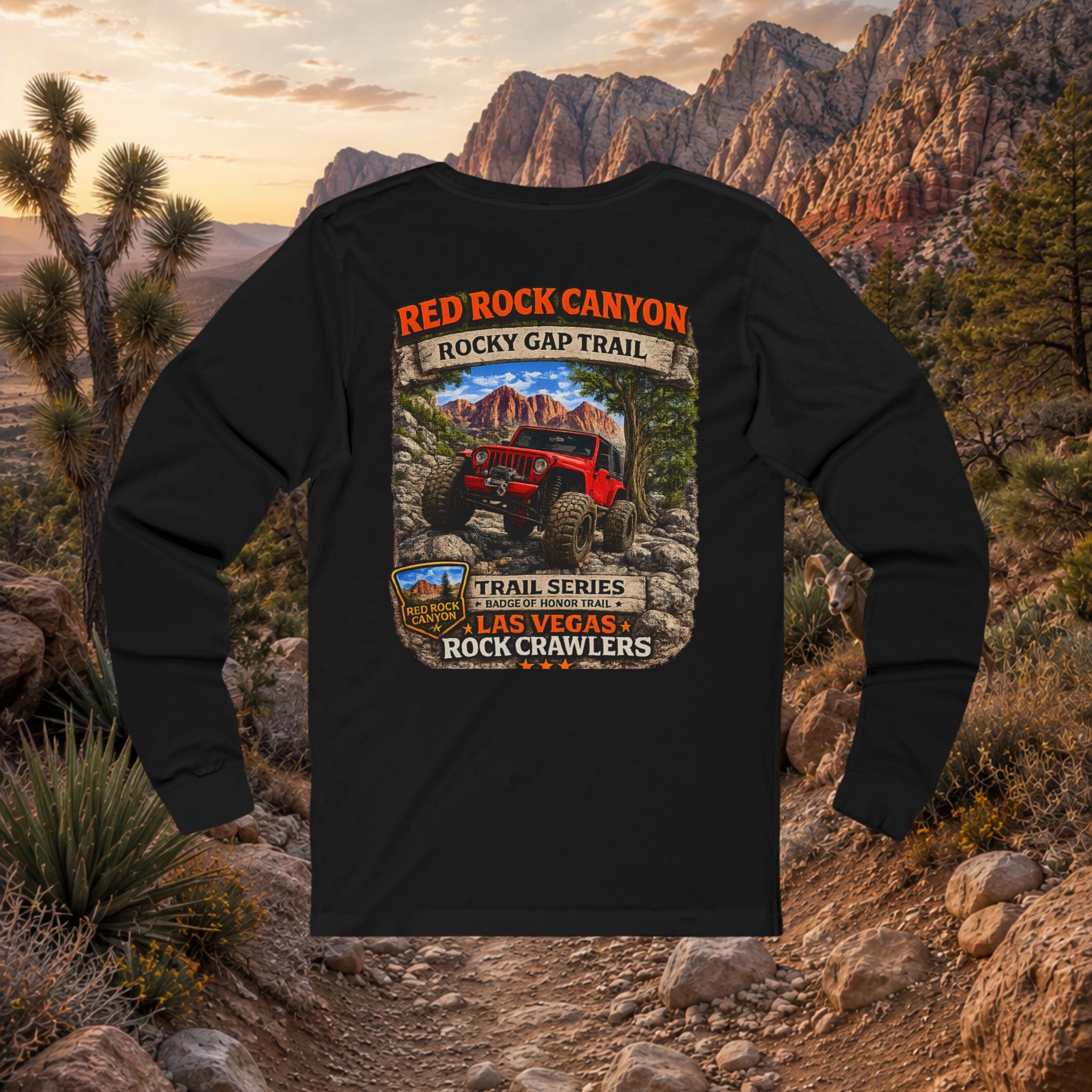 Red Rock Canyon / Rocky Gap Road Trail Series Unisex Long Sleeve