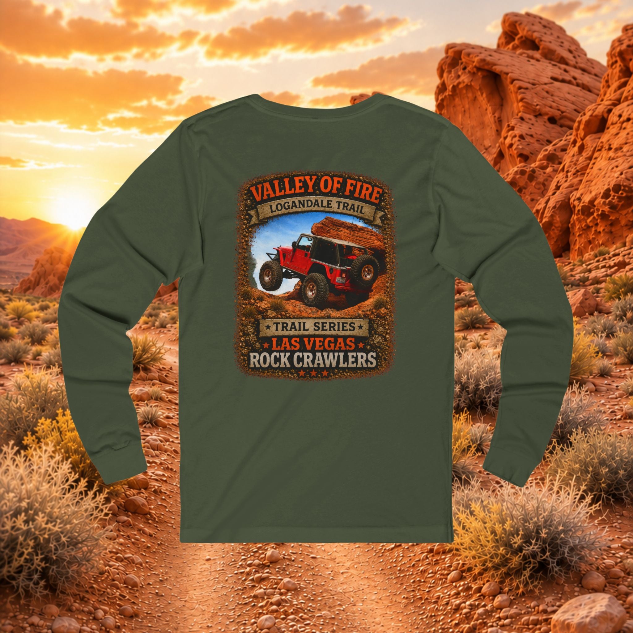 Valley of Fire / Logandale Trail Series Unisex Long Sleeve