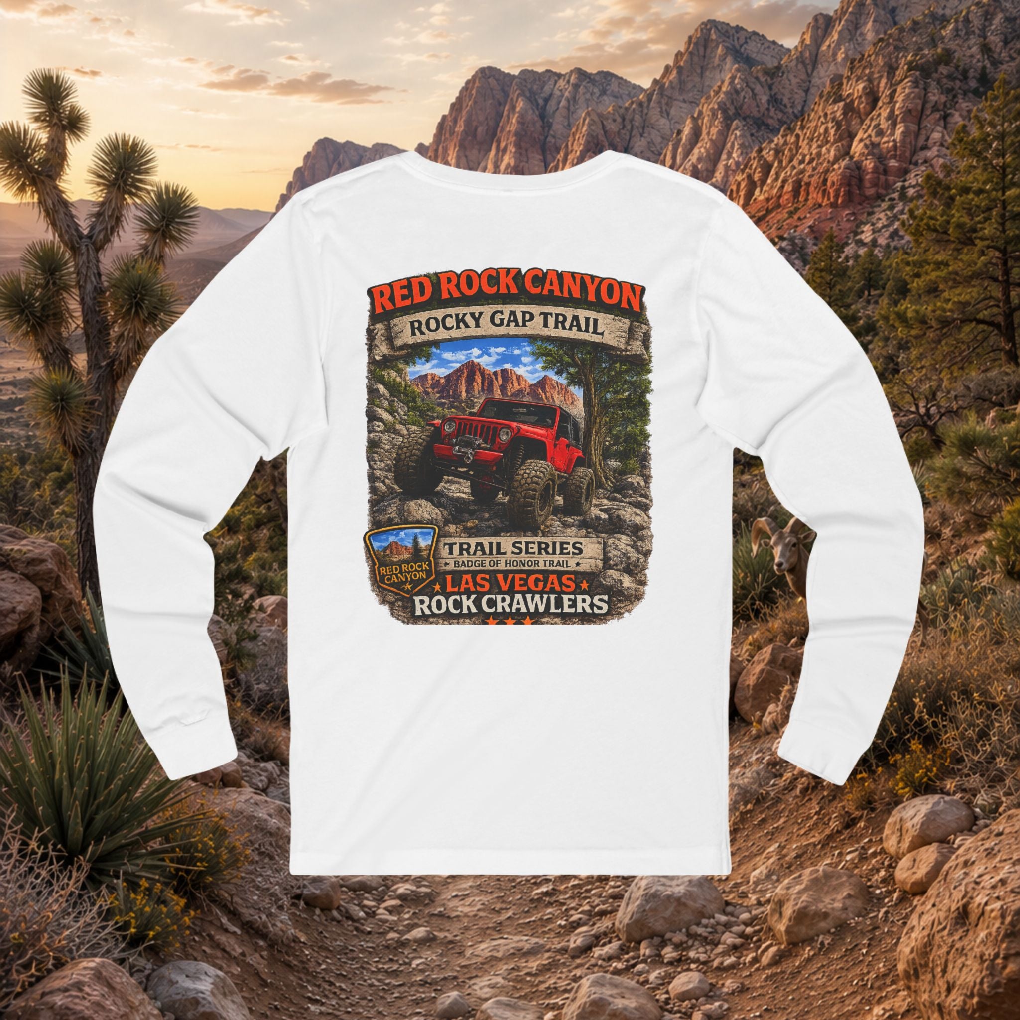 Red Rock Canyon / Rocky Gap Road Trail Series Unisex Long Sleeve