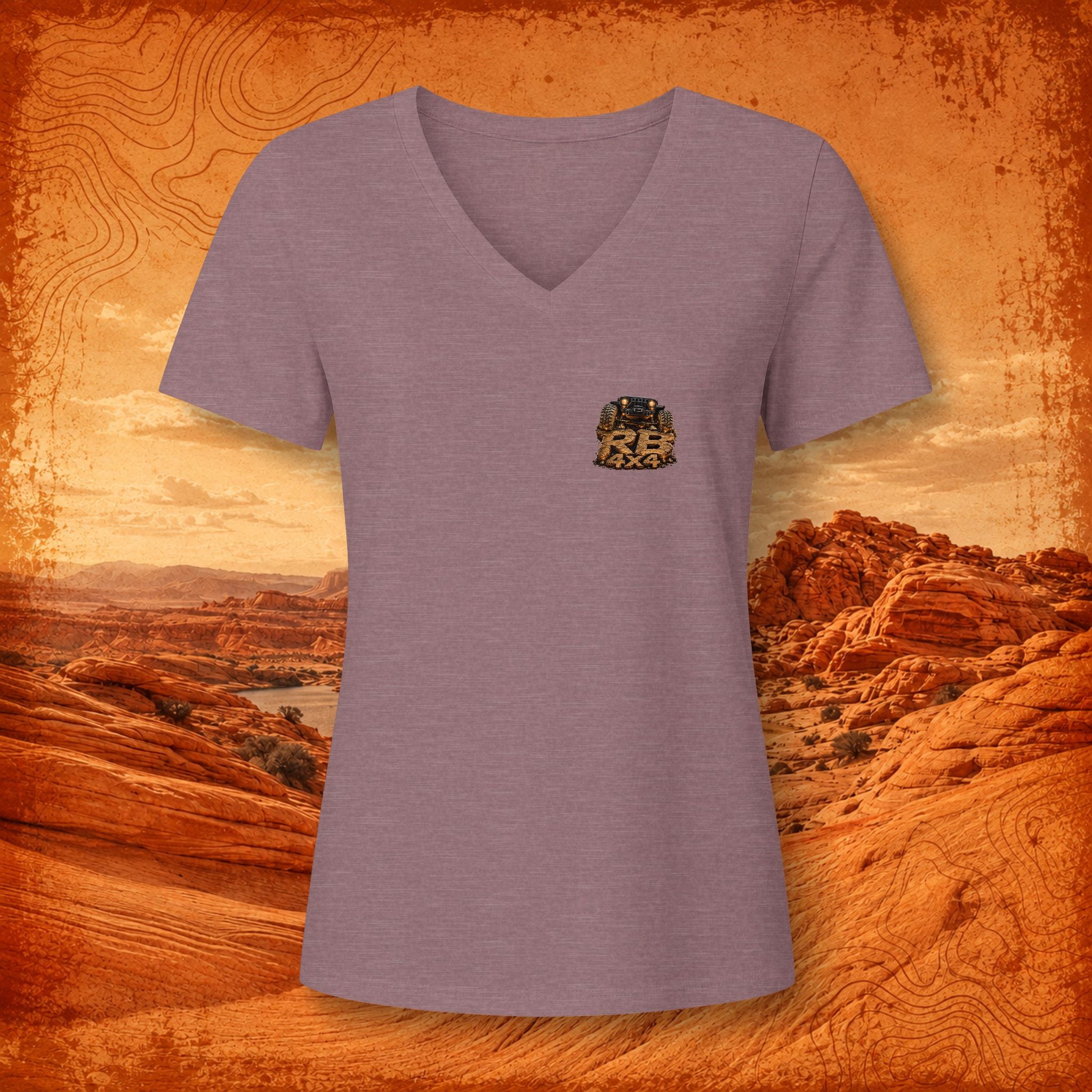 RB4x4 Sand Hollow Utah Women's V-Neck