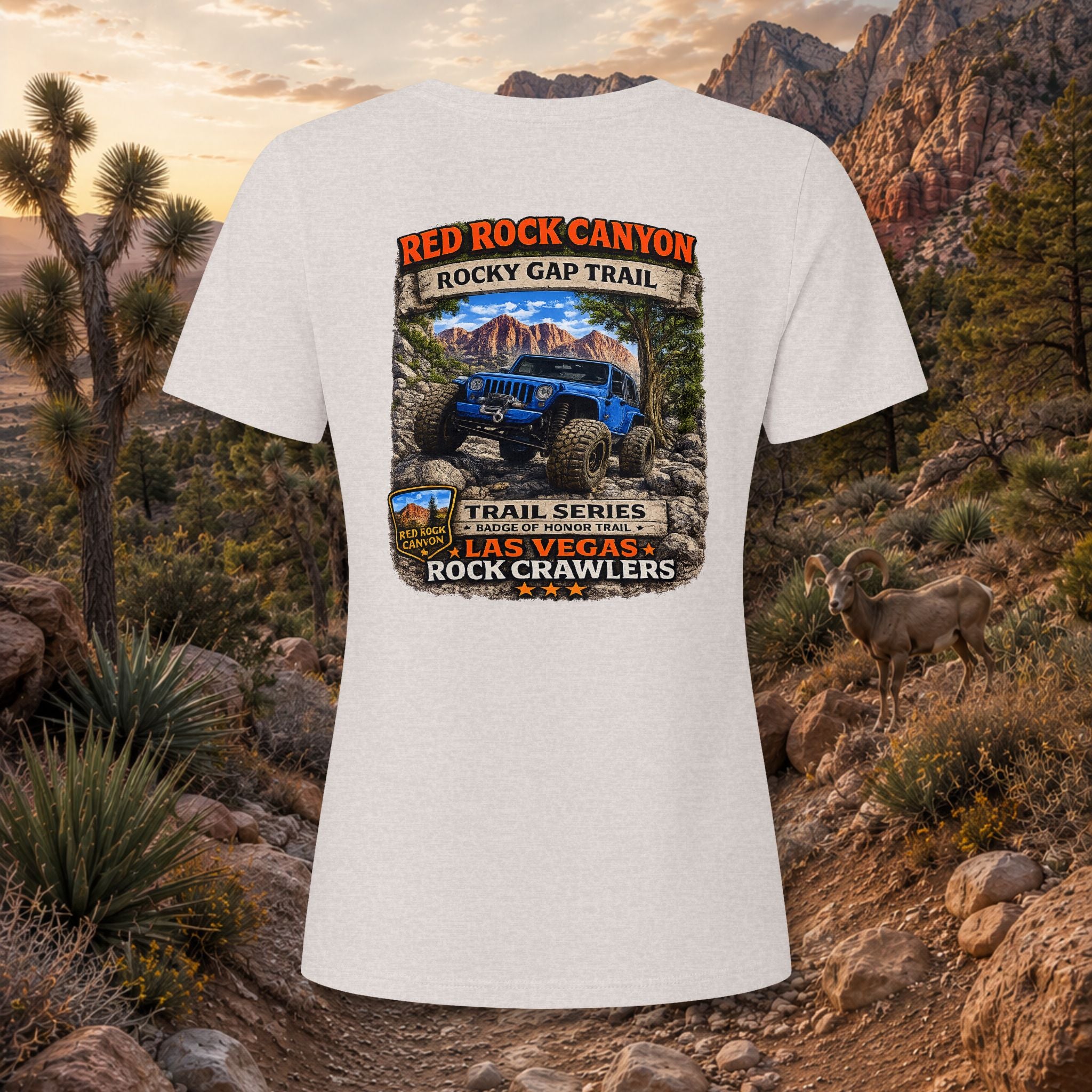 Red Rock Canyon / Rocky Gap Road Trail Series Women's V-Neck