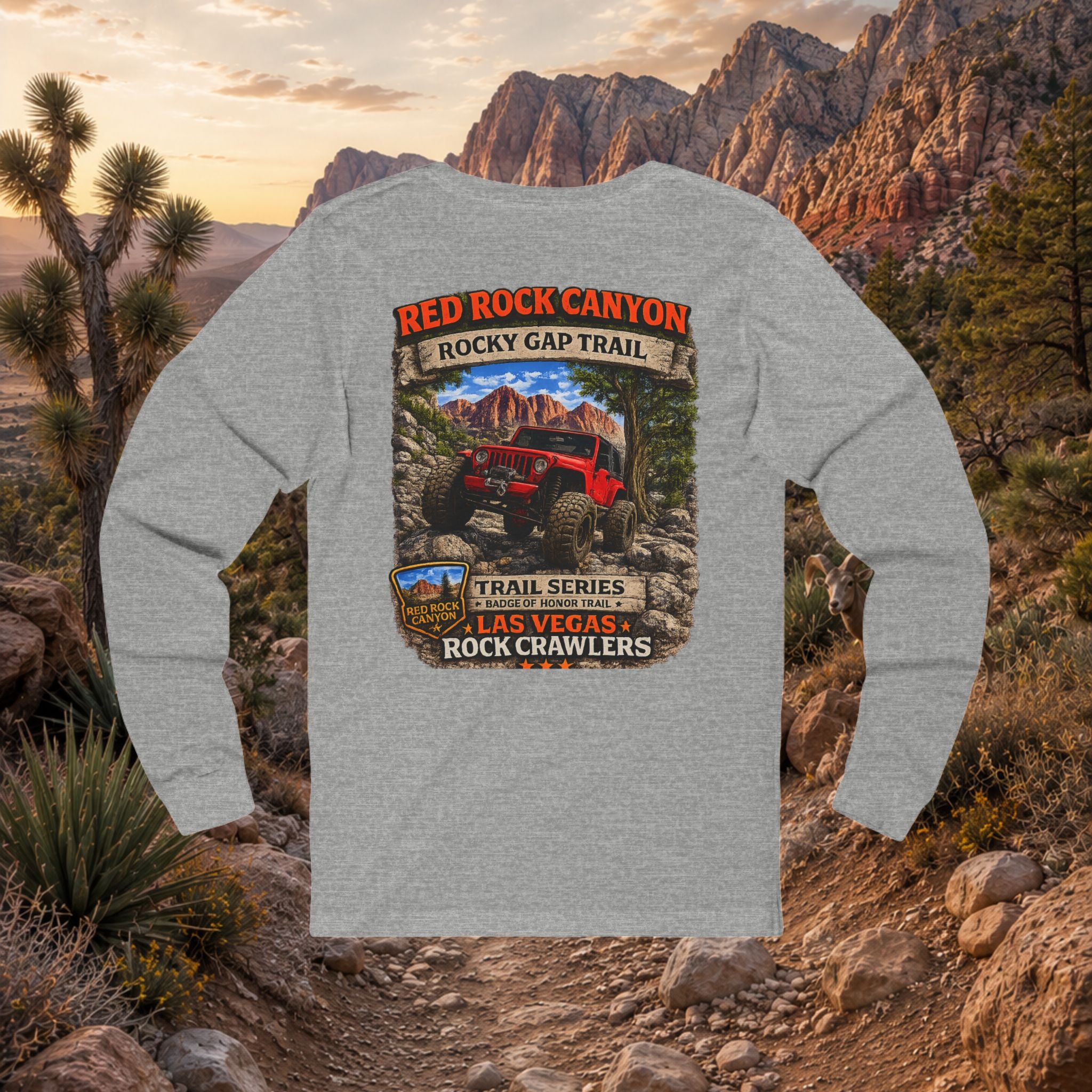 Red Rock Canyon / Rocky Gap Road Trail Series Unisex Long Sleeve