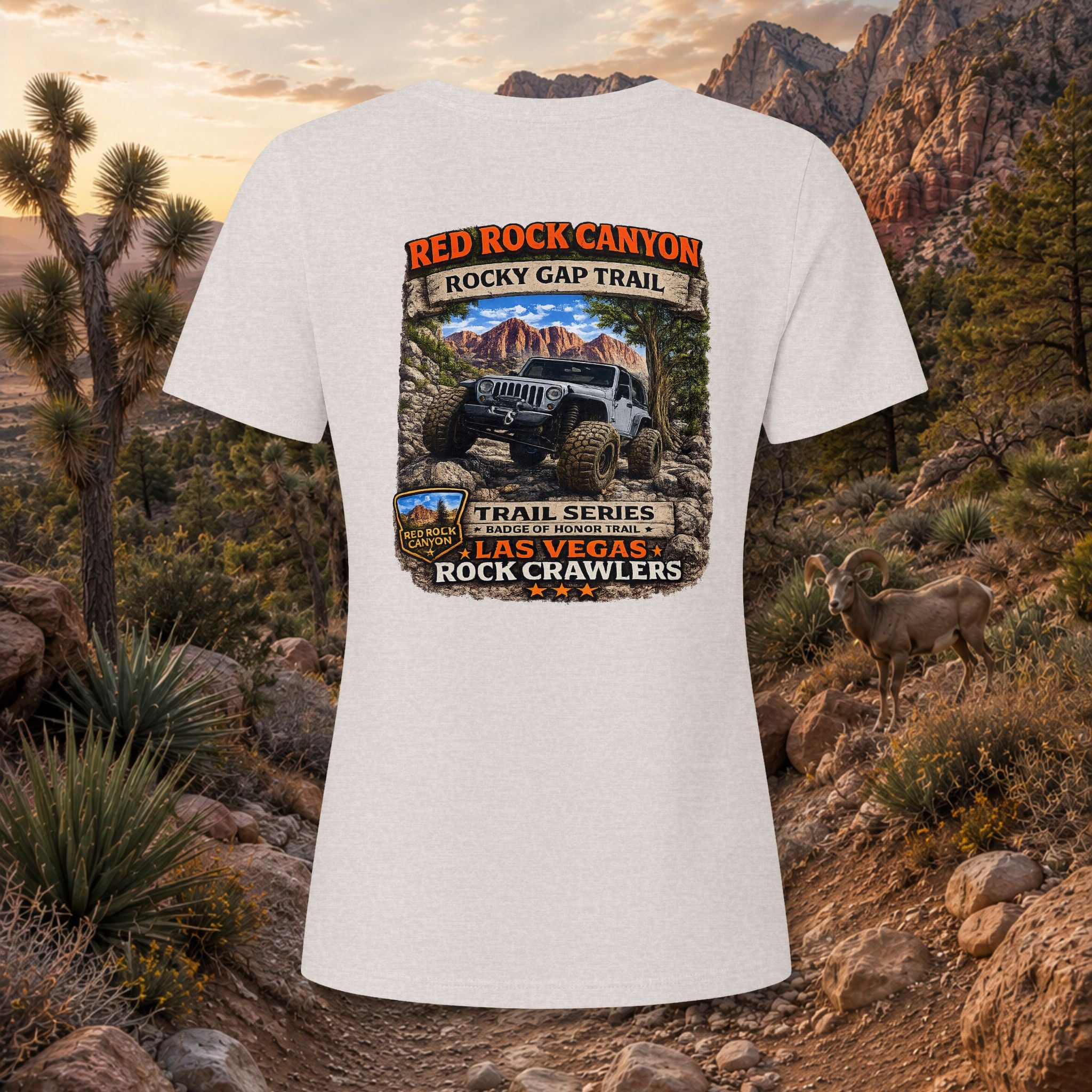 Red Rock Canyon / Rocky Gap Road Trail Series Women's V-Neck