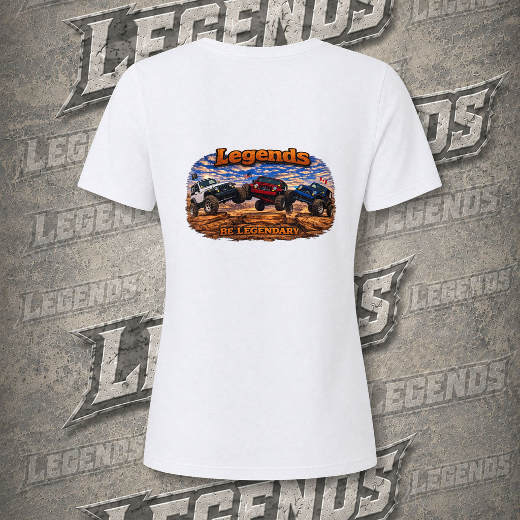 LEGEND STATUS™ Women's V-Neck | Earned, Not Given