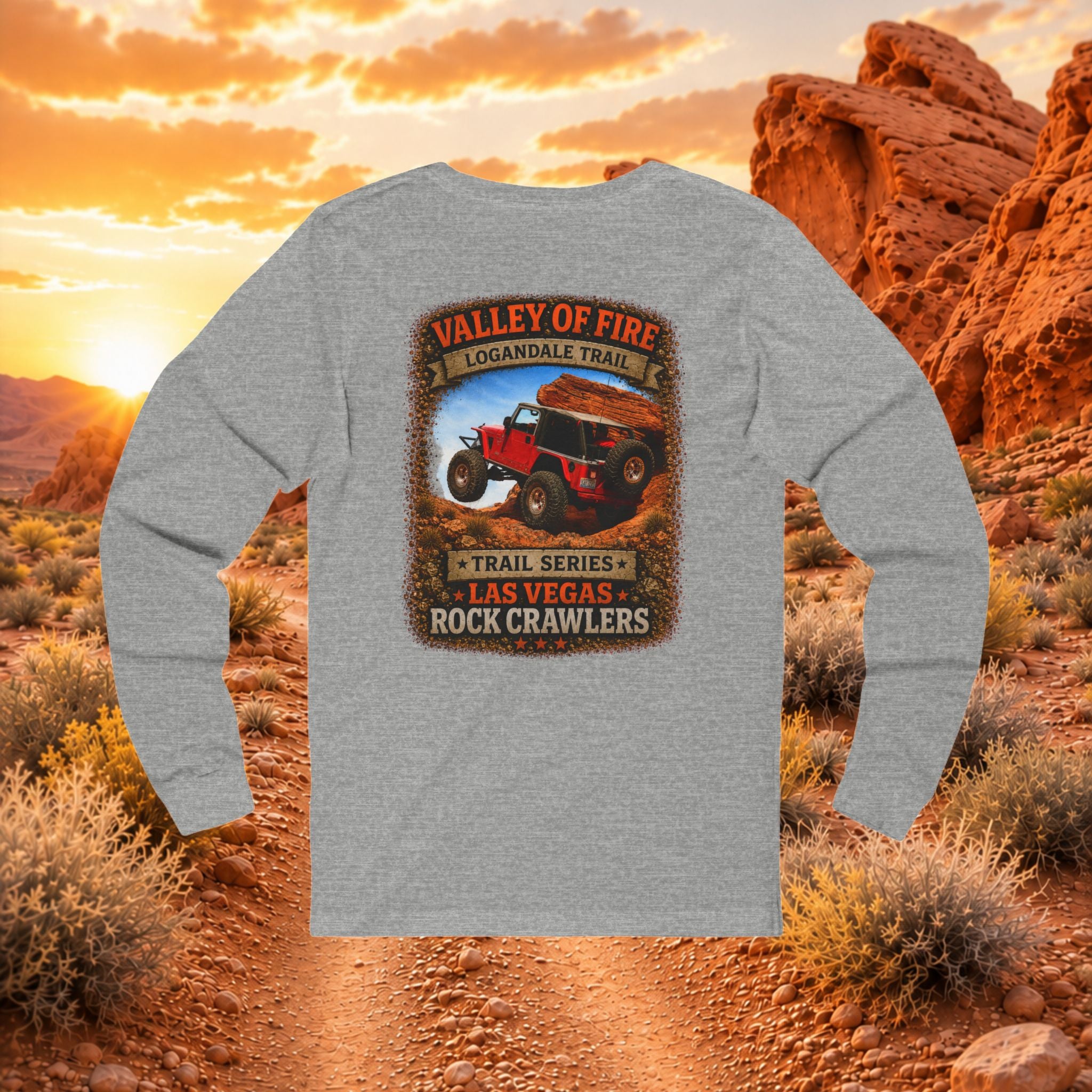Valley of Fire / Logandale Trail Series Unisex Long Sleeve