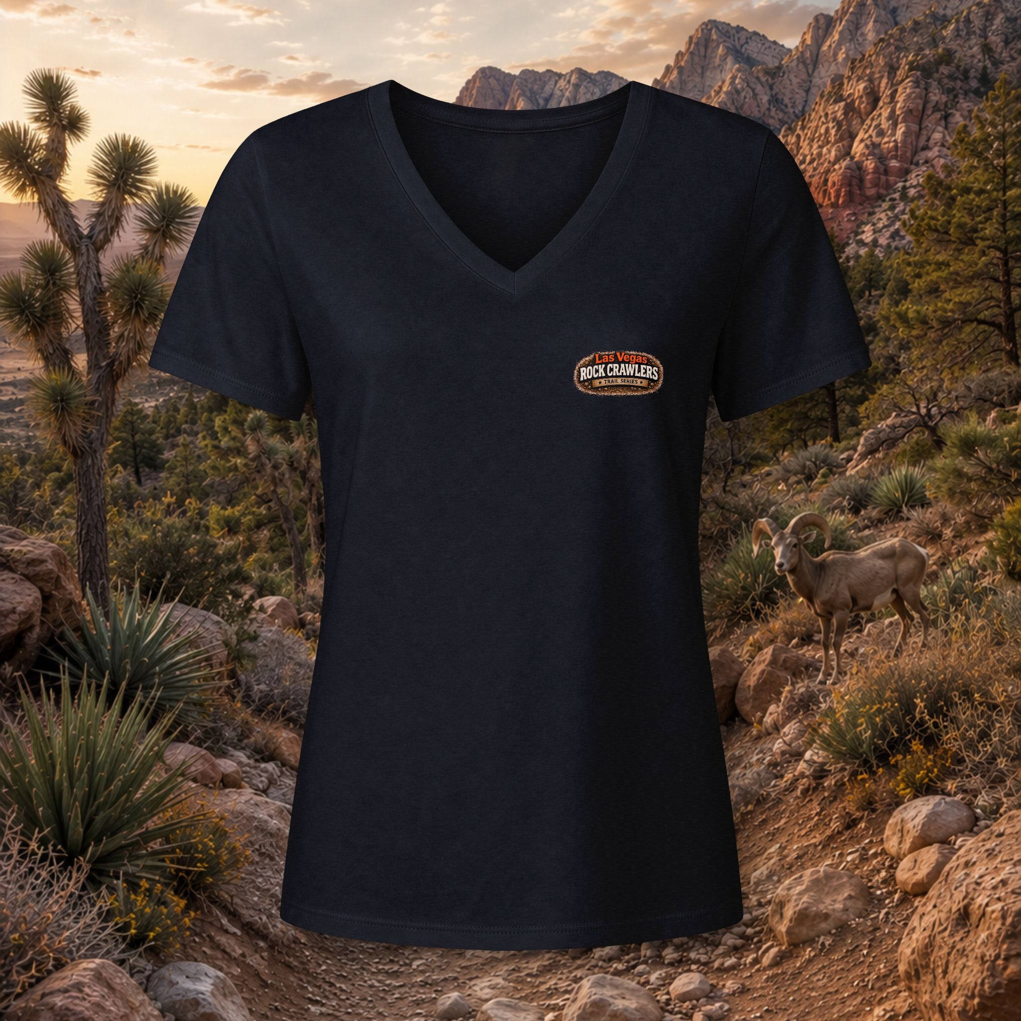 Red Rock Canyon / Rocky Gap Road Trail Series Women's V-Neck